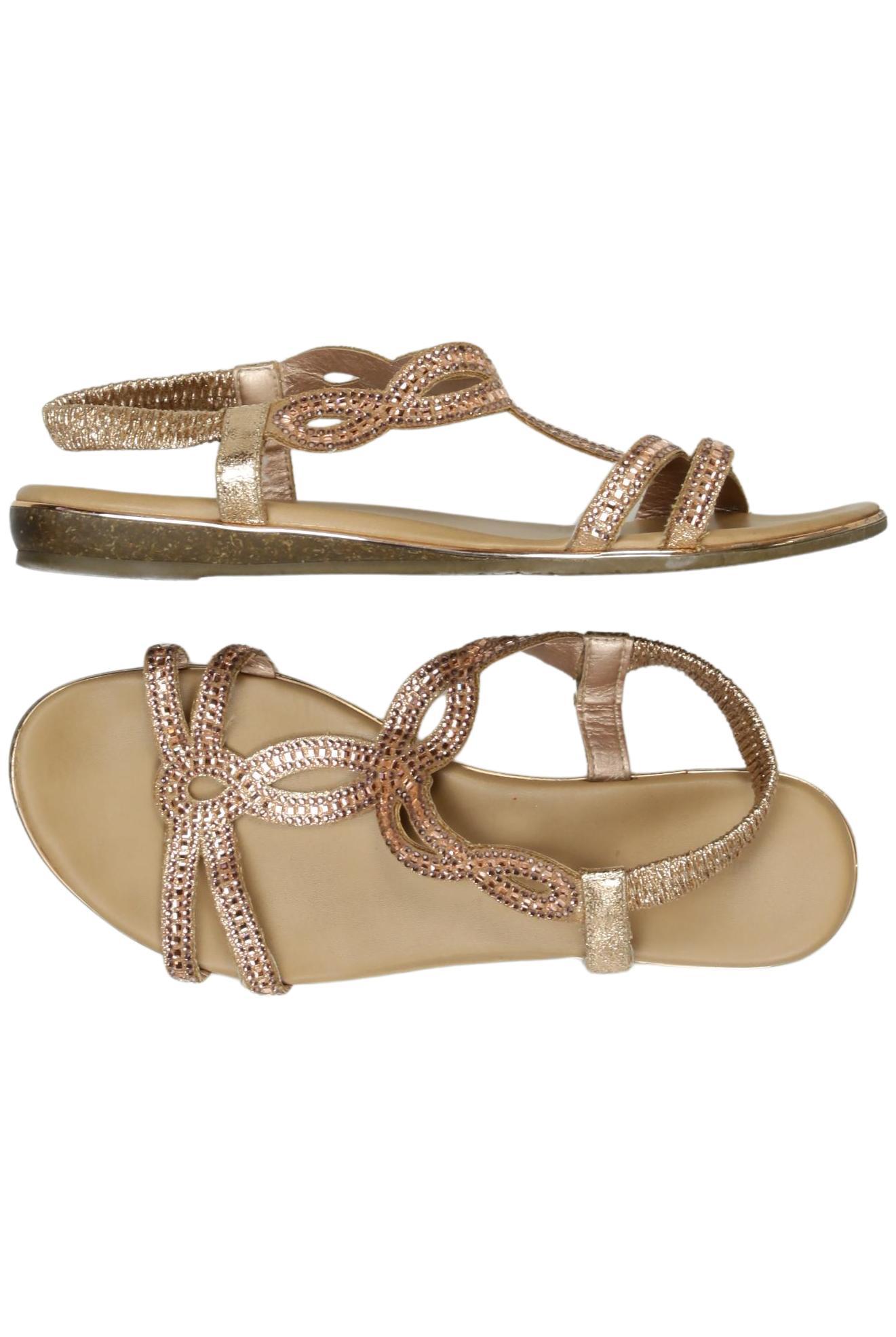 

Graceland Damen Sandale, gold, Gr. 40