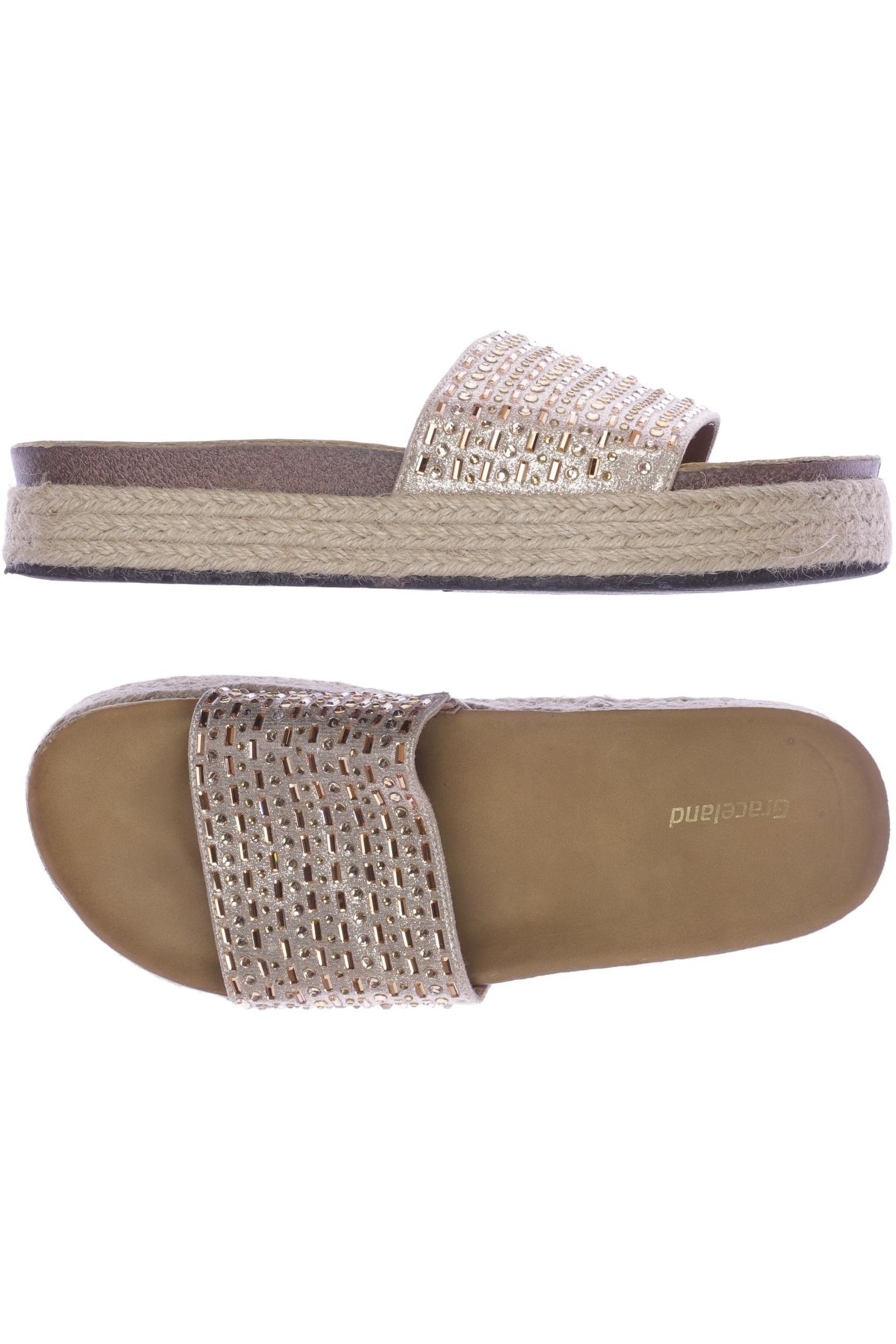 

Graceland Damen Sandale, beige, Gr. 41
