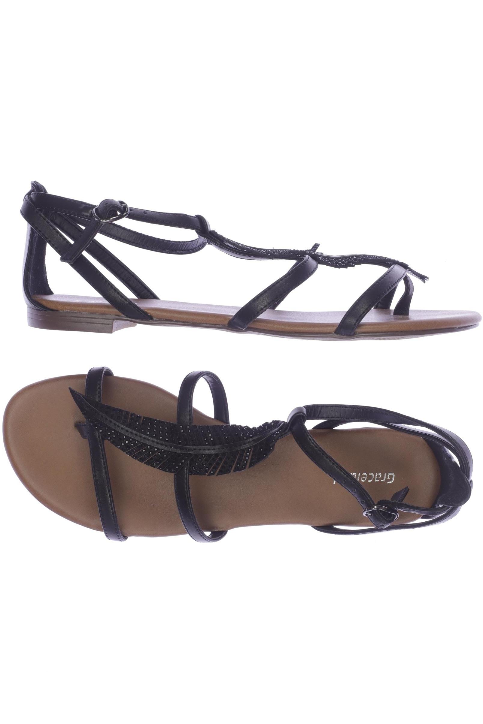 

Graceland Damen Sandale, schwarz, Gr. 39