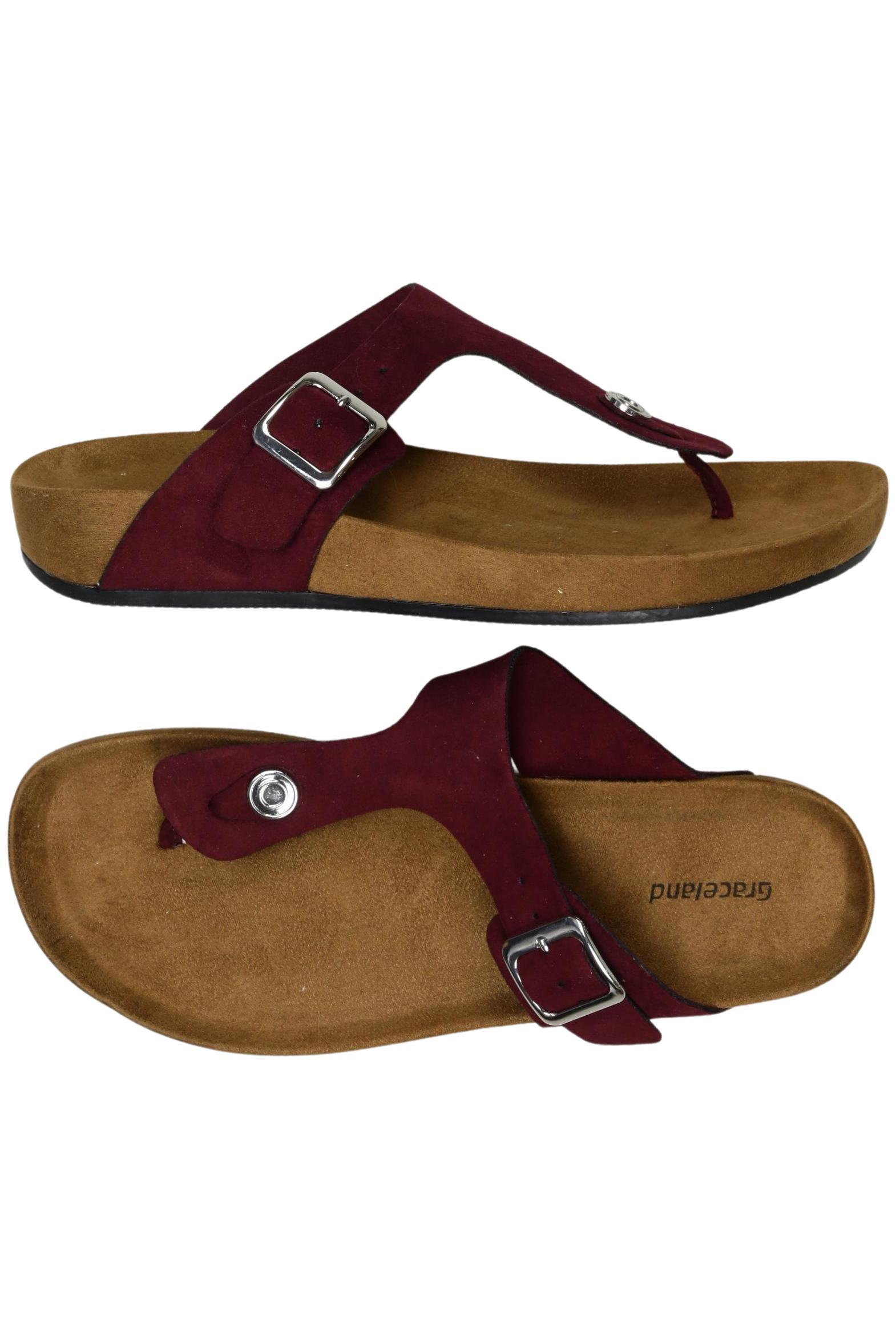 

Graceland Damen Sandale, bordeaux, Gr. 37