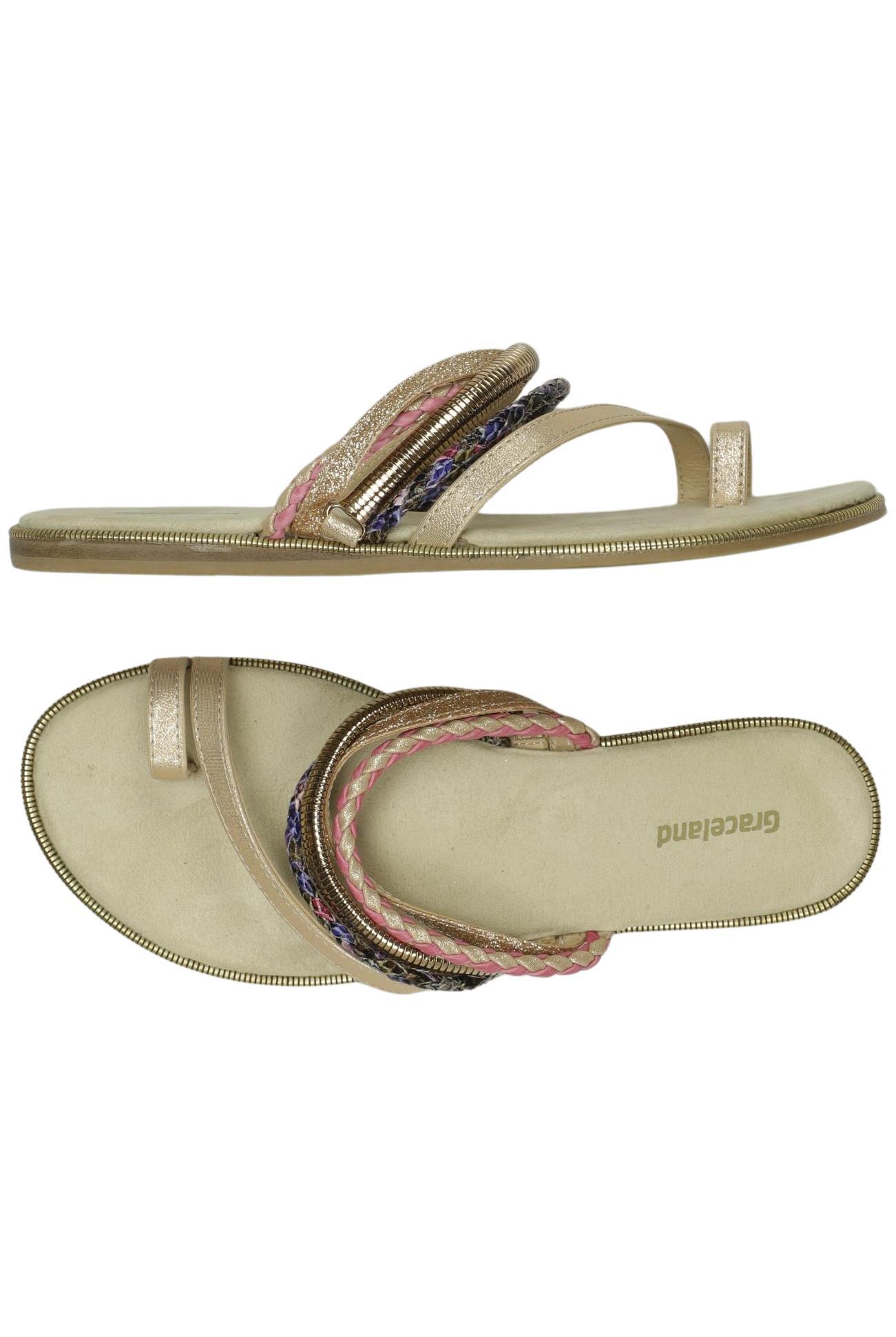 

Graceland Damen Sandale, beige, Gr. 36