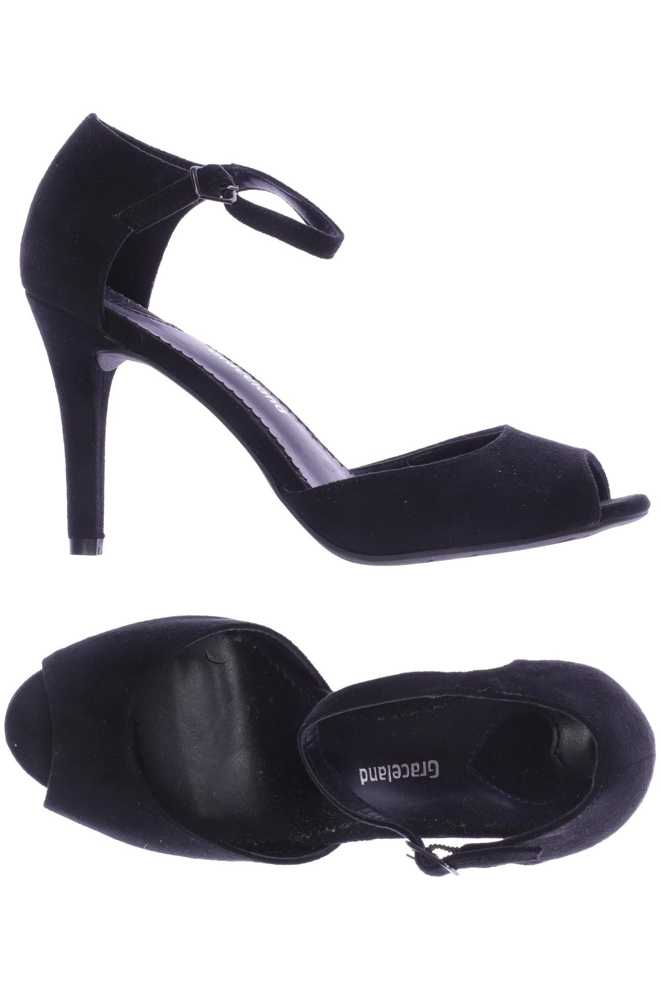 

Graceland Damen Sandale, schwarz, Gr. 39