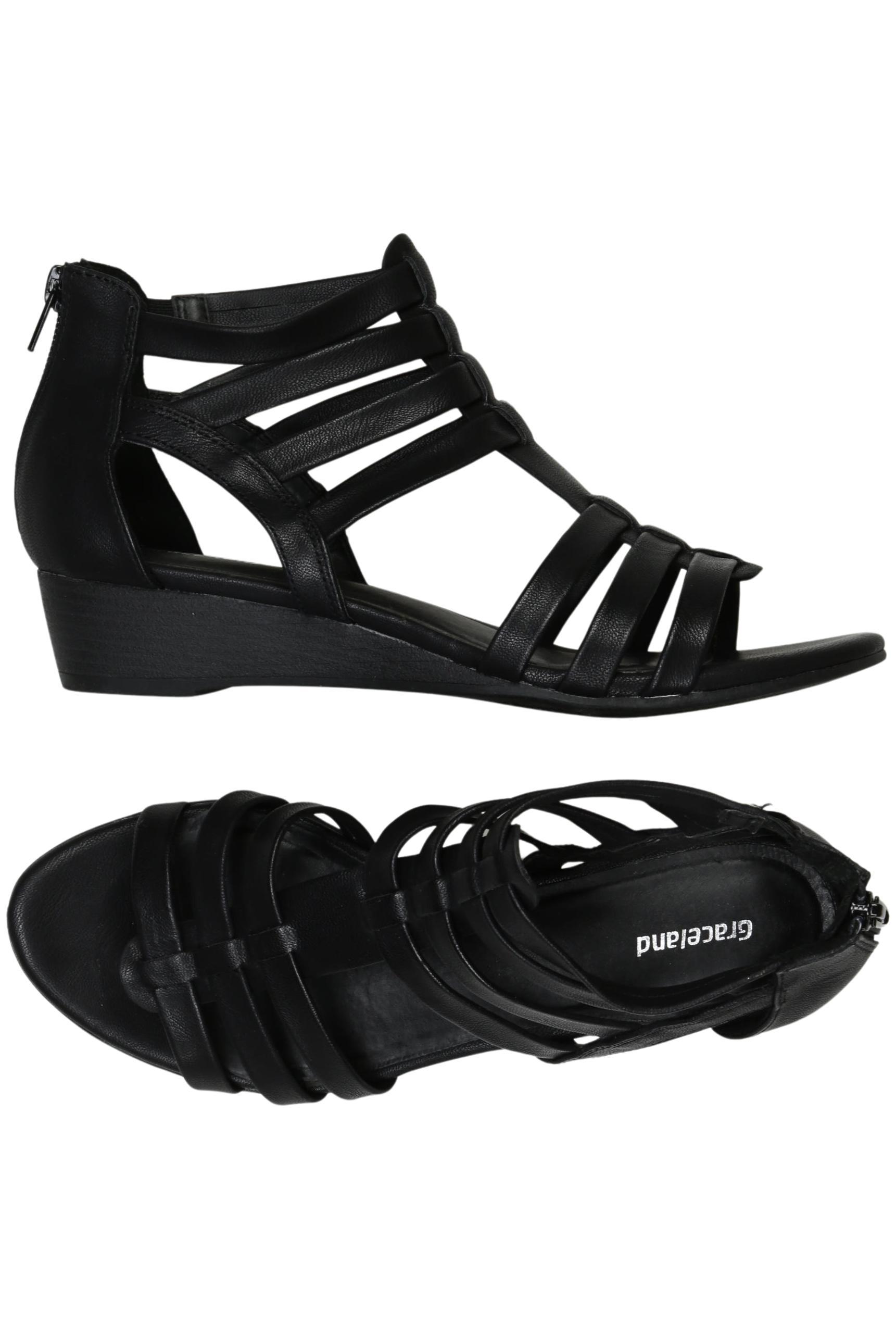 

Graceland Damen Sandale, schwarz, Gr. 39