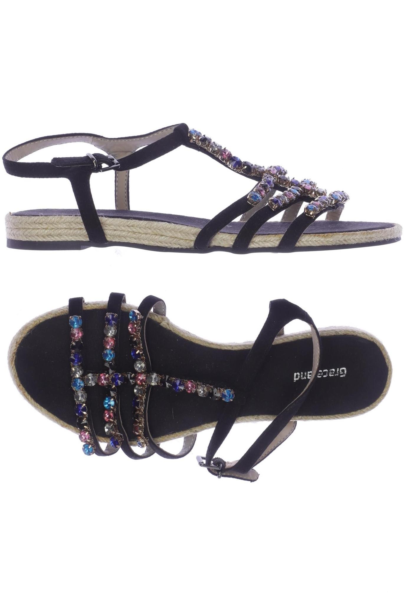 

Graceland Damen Sandale, schwarz, Gr. 38