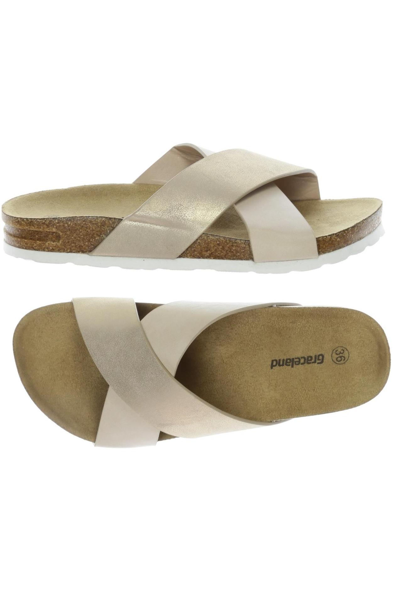 

Graceland Damen Sandale, beige, Gr. 36