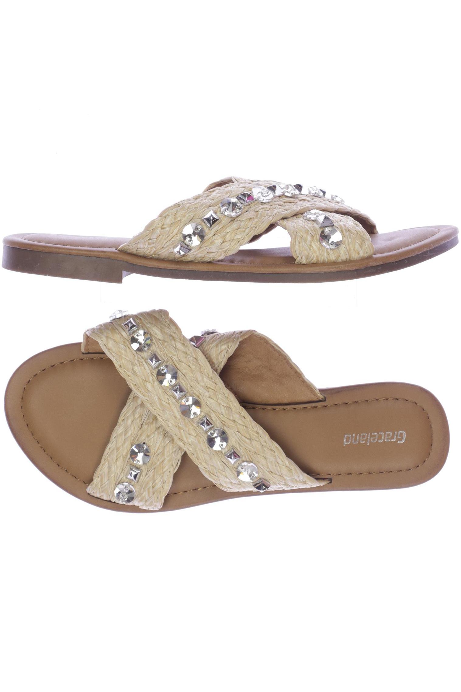 

Graceland Damen Sandale, beige, Gr. 38