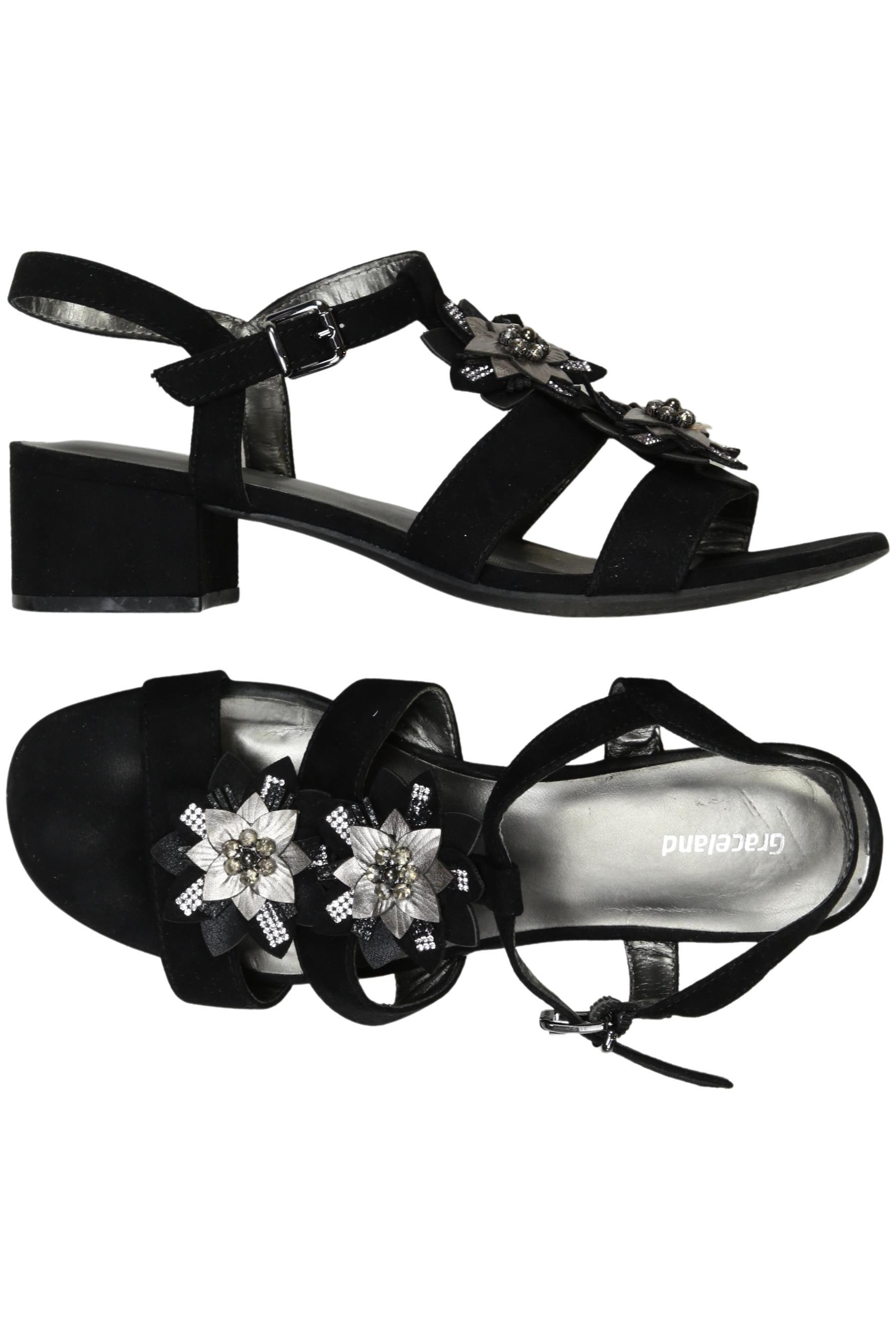 

Graceland Damen Sandale, schwarz, Gr. 39