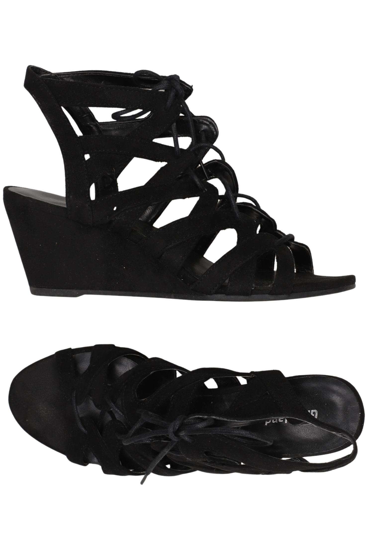 

Graceland Damen Sandale, schwarz, Gr. 38
