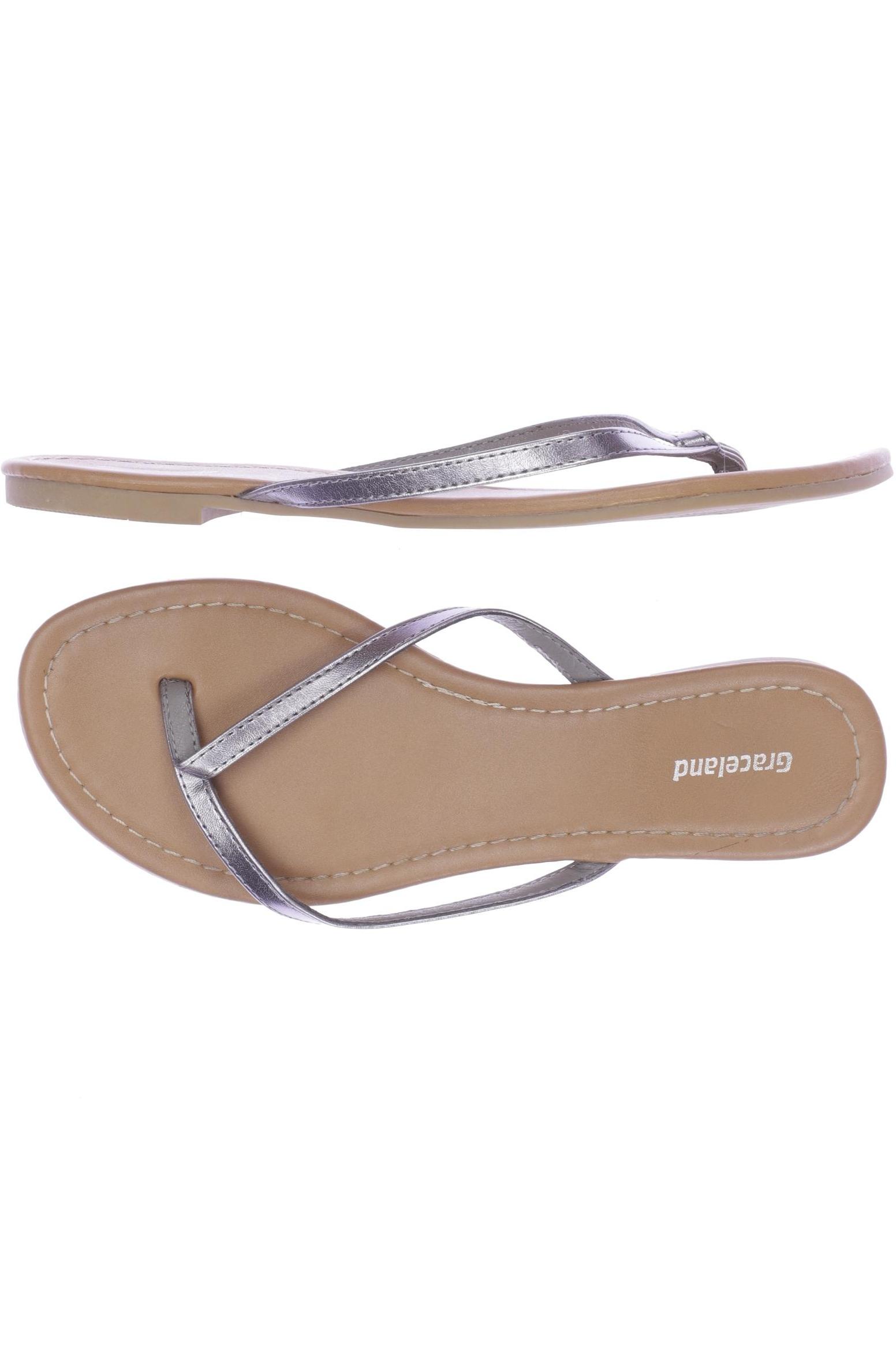 

Graceland Damen Sandale, silber, Gr. 39