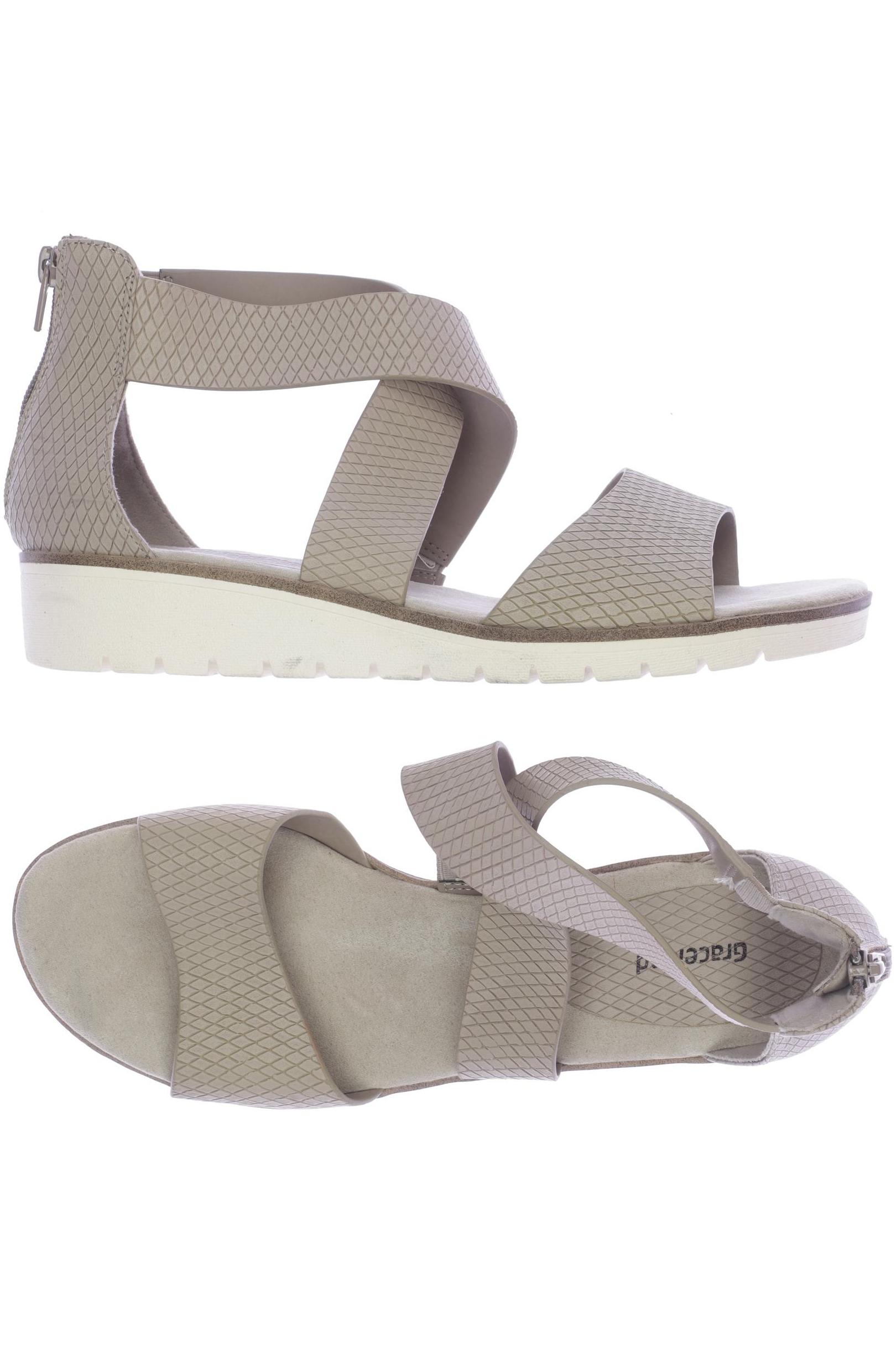 

Graceland Damen Sandale, beige, Gr. 40