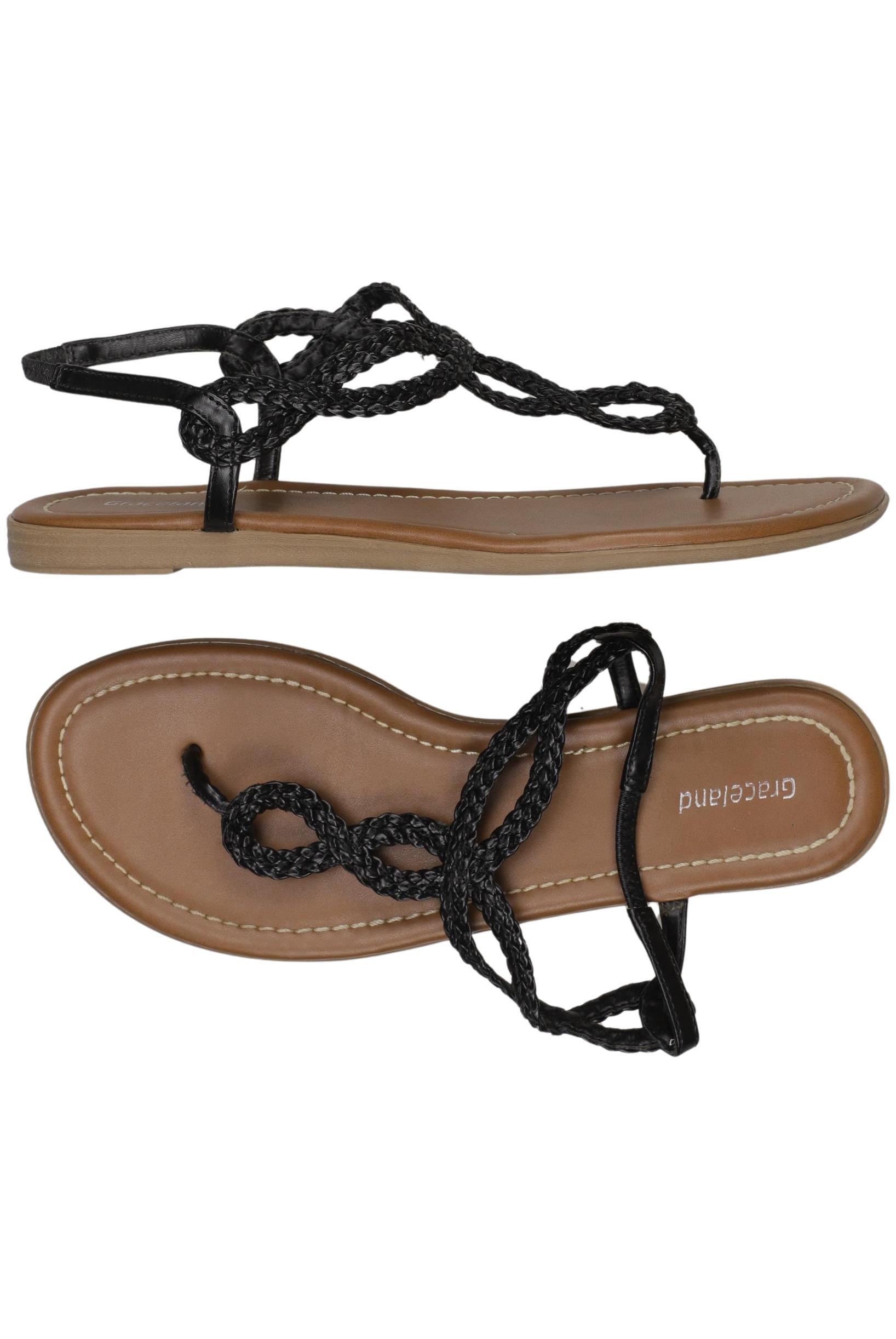 

Graceland Damen Sandale, schwarz, Gr. 38