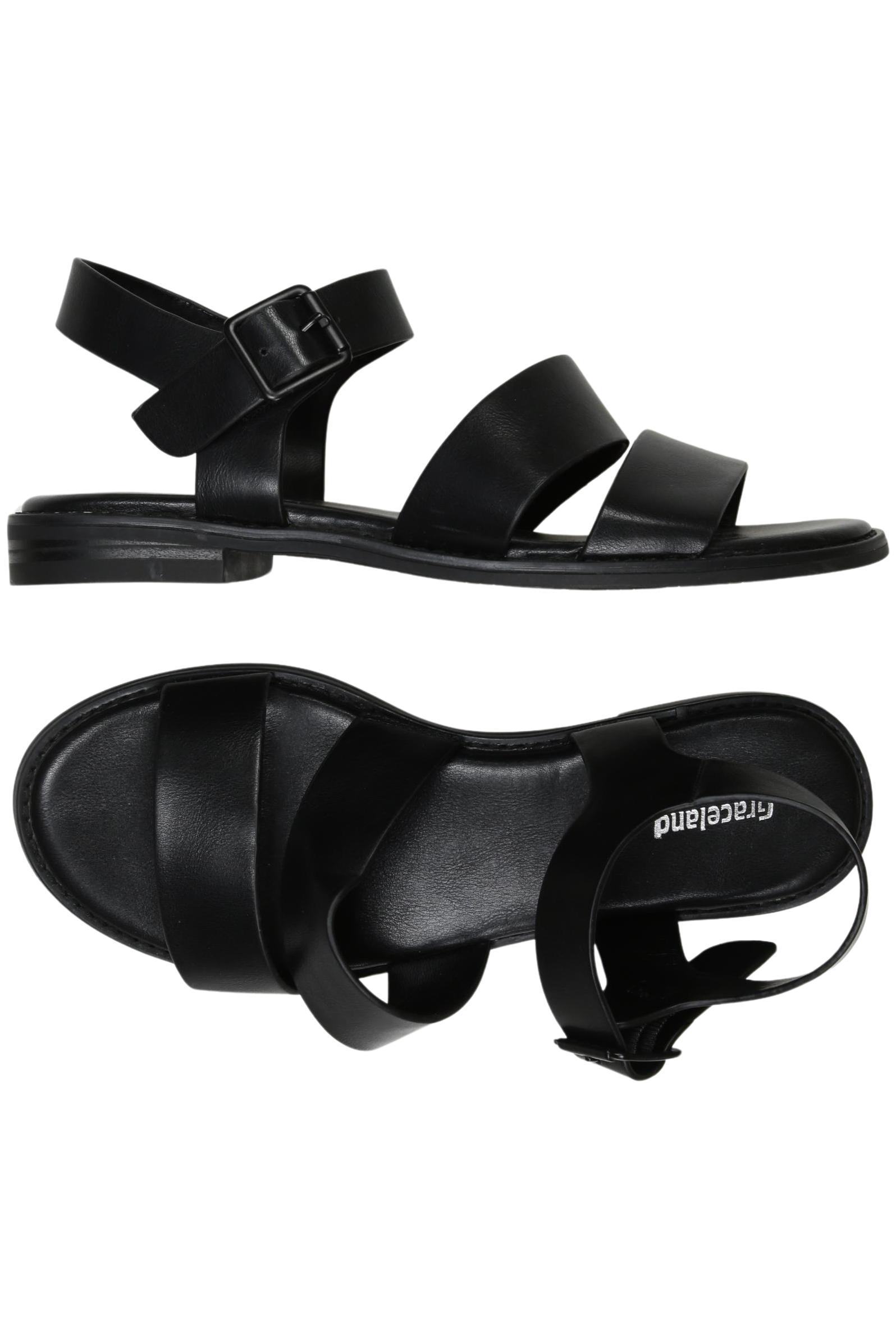 

Graceland Damen Sandale, schwarz, Gr. 37