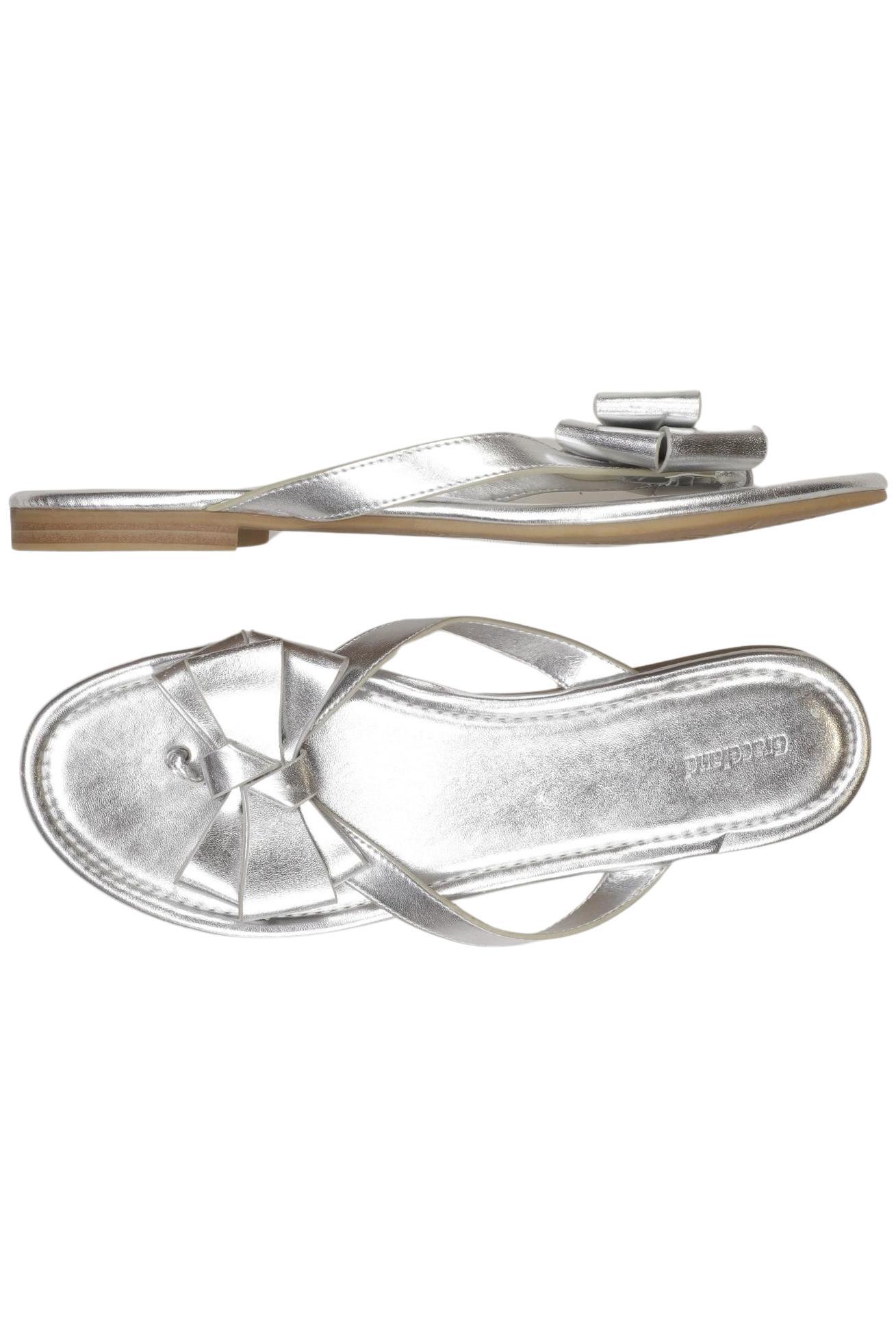 

Graceland Damen Sandale, silber, Gr. 42