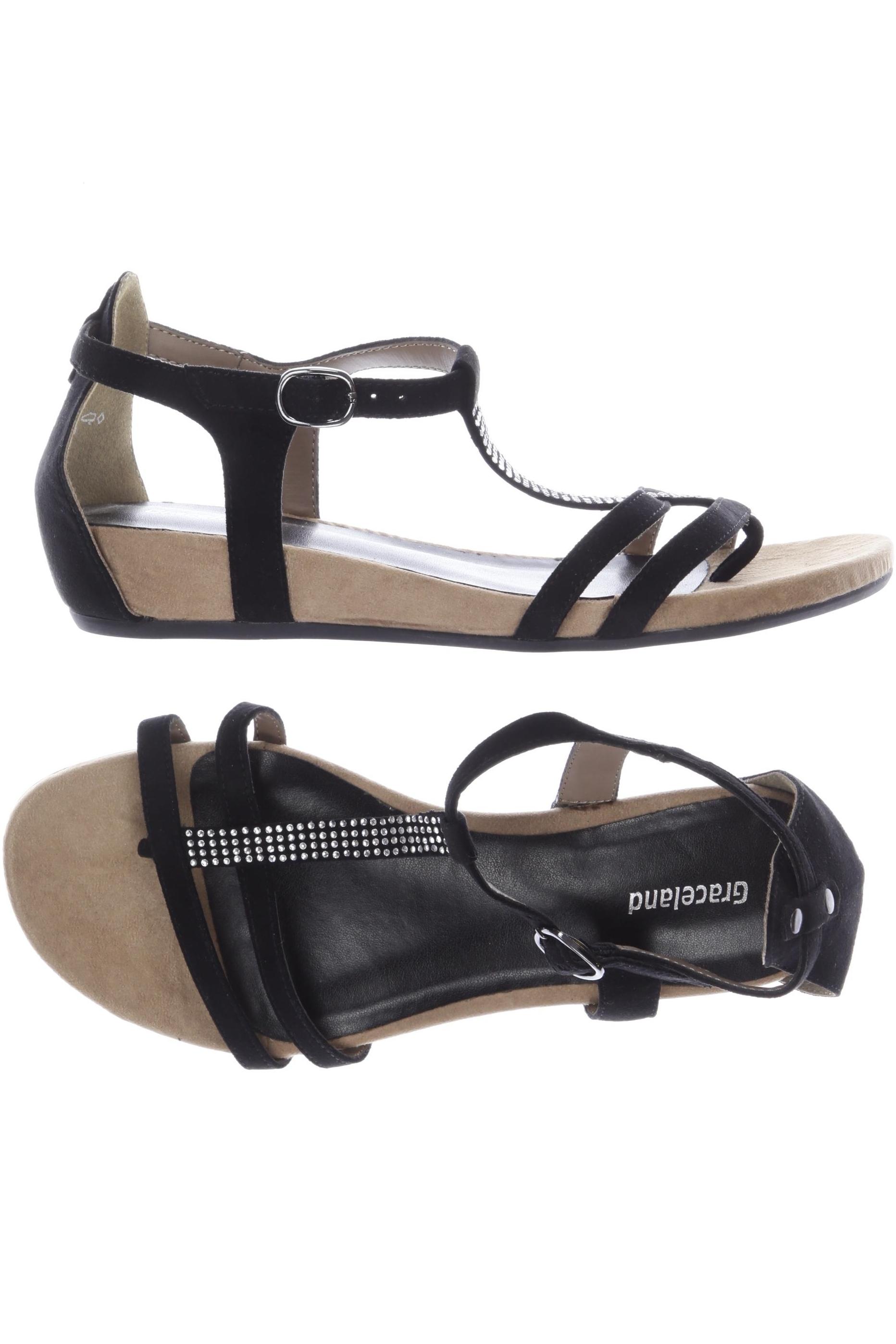 

Graceland Damen Sandale, schwarz, Gr. 37