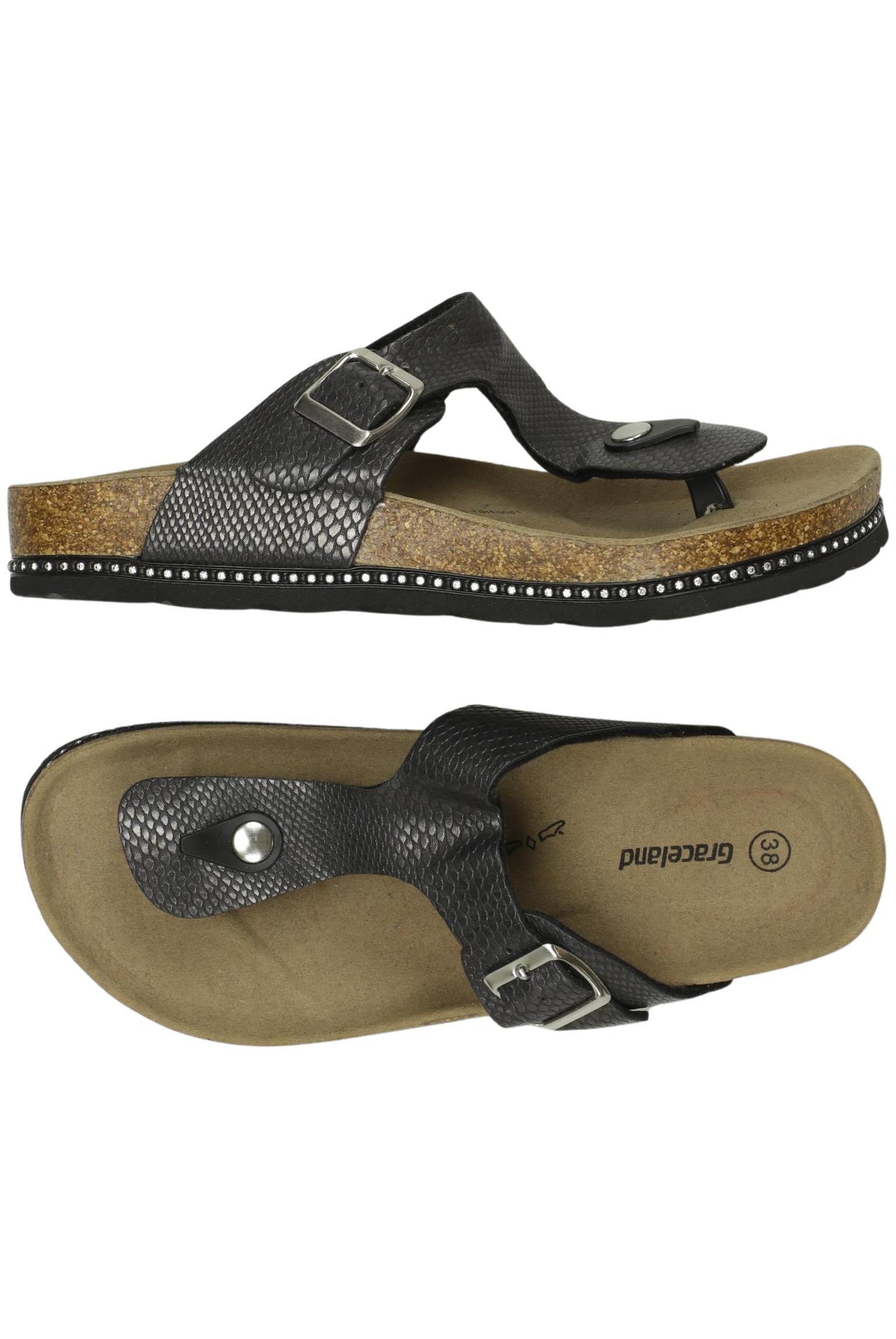 

Graceland Damen Sandale, grau, Gr. 38