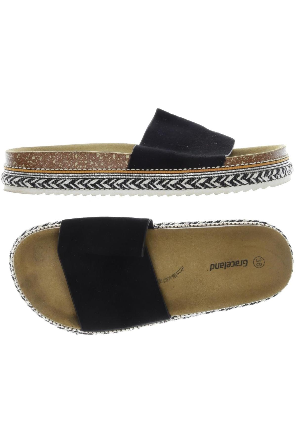 

Graceland Damen Sandale, schwarz, Gr. 38