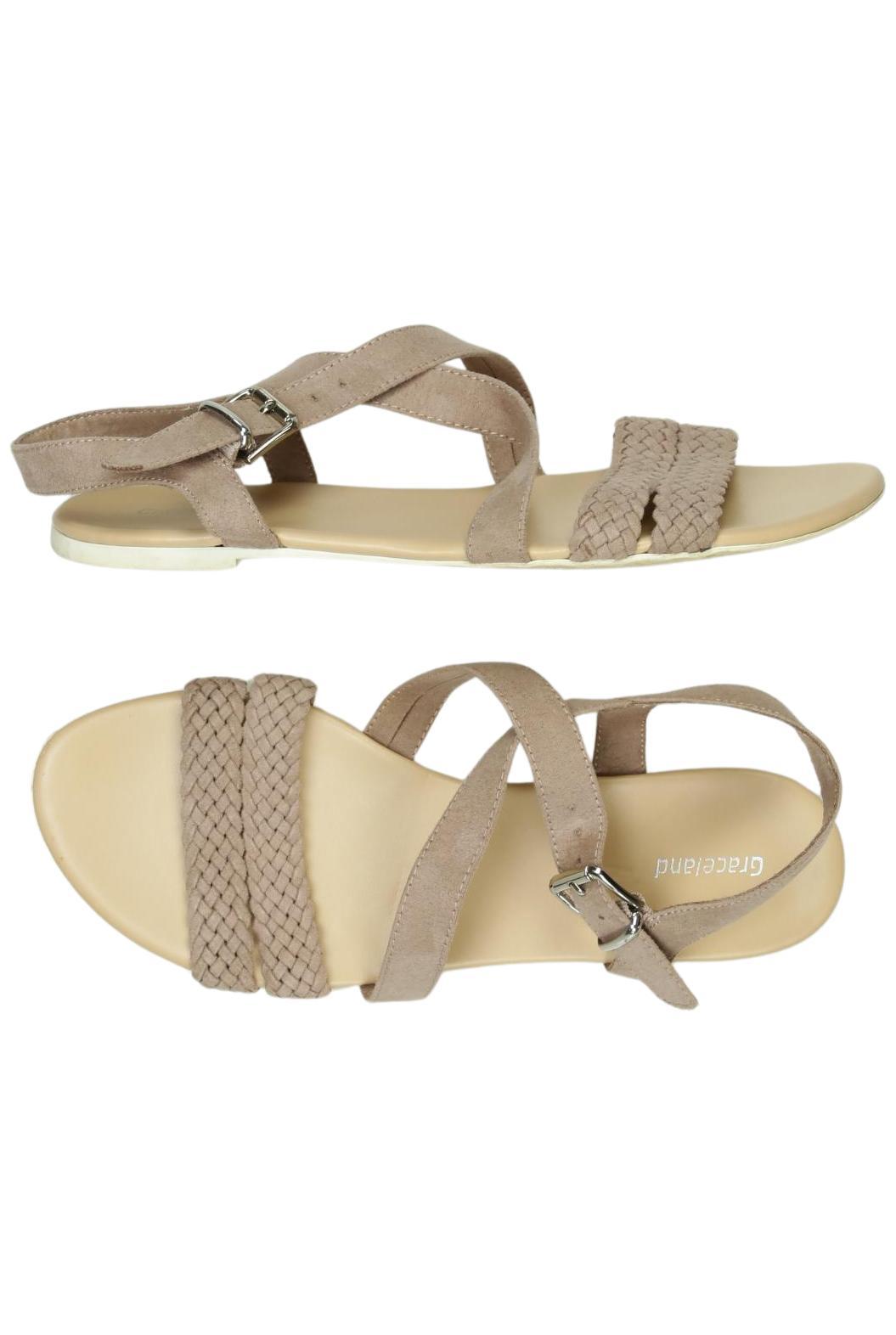 

Graceland Damen Sandale, beige, Gr. 39