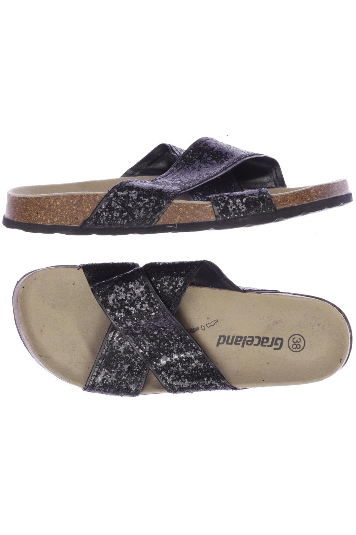 

Graceland Damen Sandale, schwarz, Gr. 38
