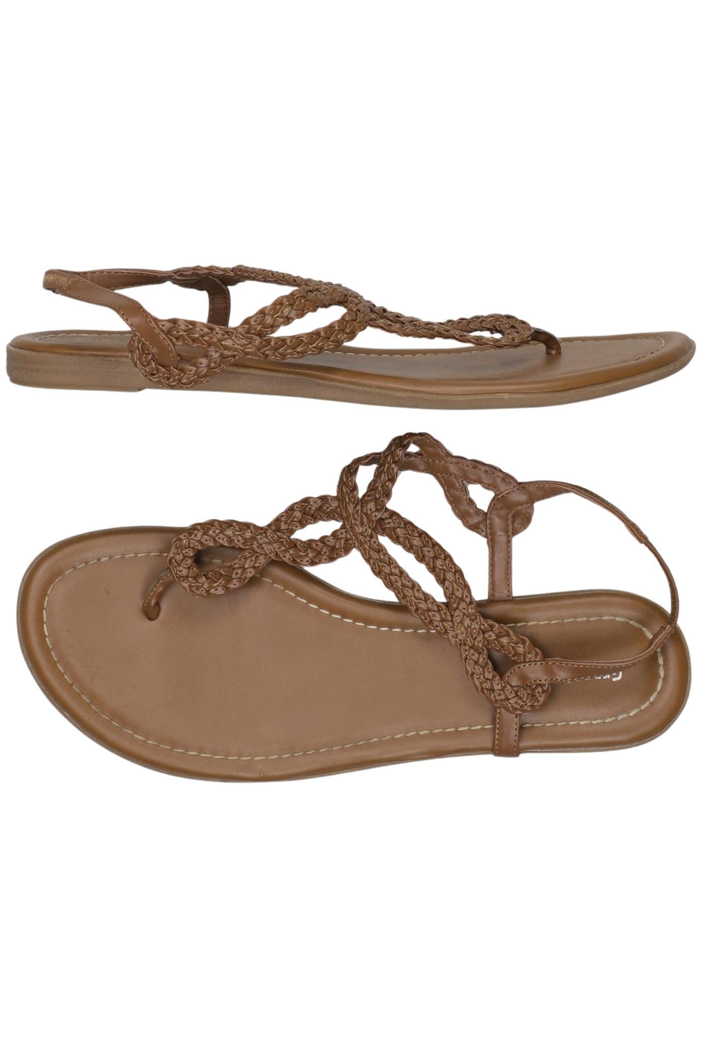 

Graceland Damen Sandale, braun, Gr. 40