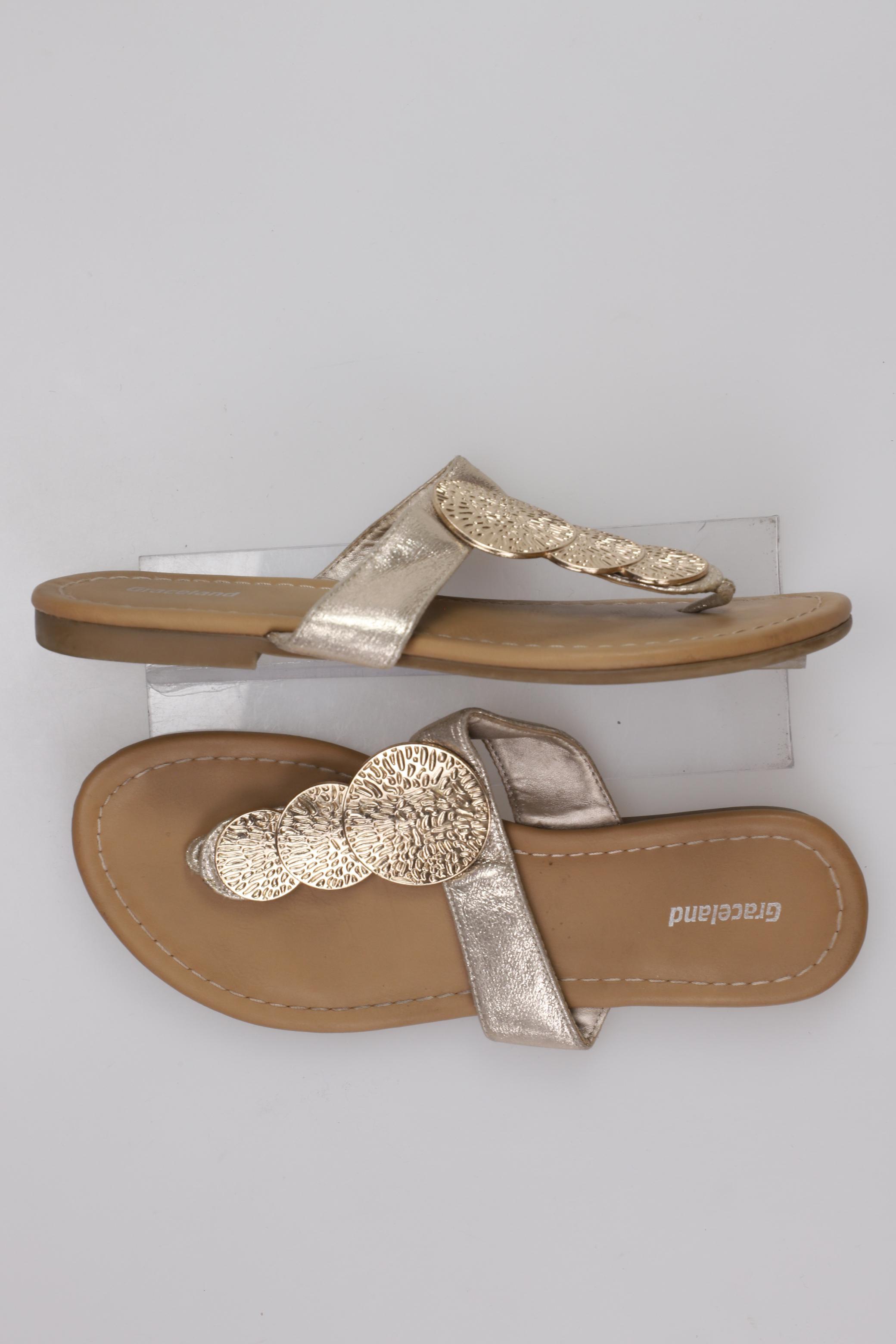 

Graceland Damen Sandale, beige, Gr. 38