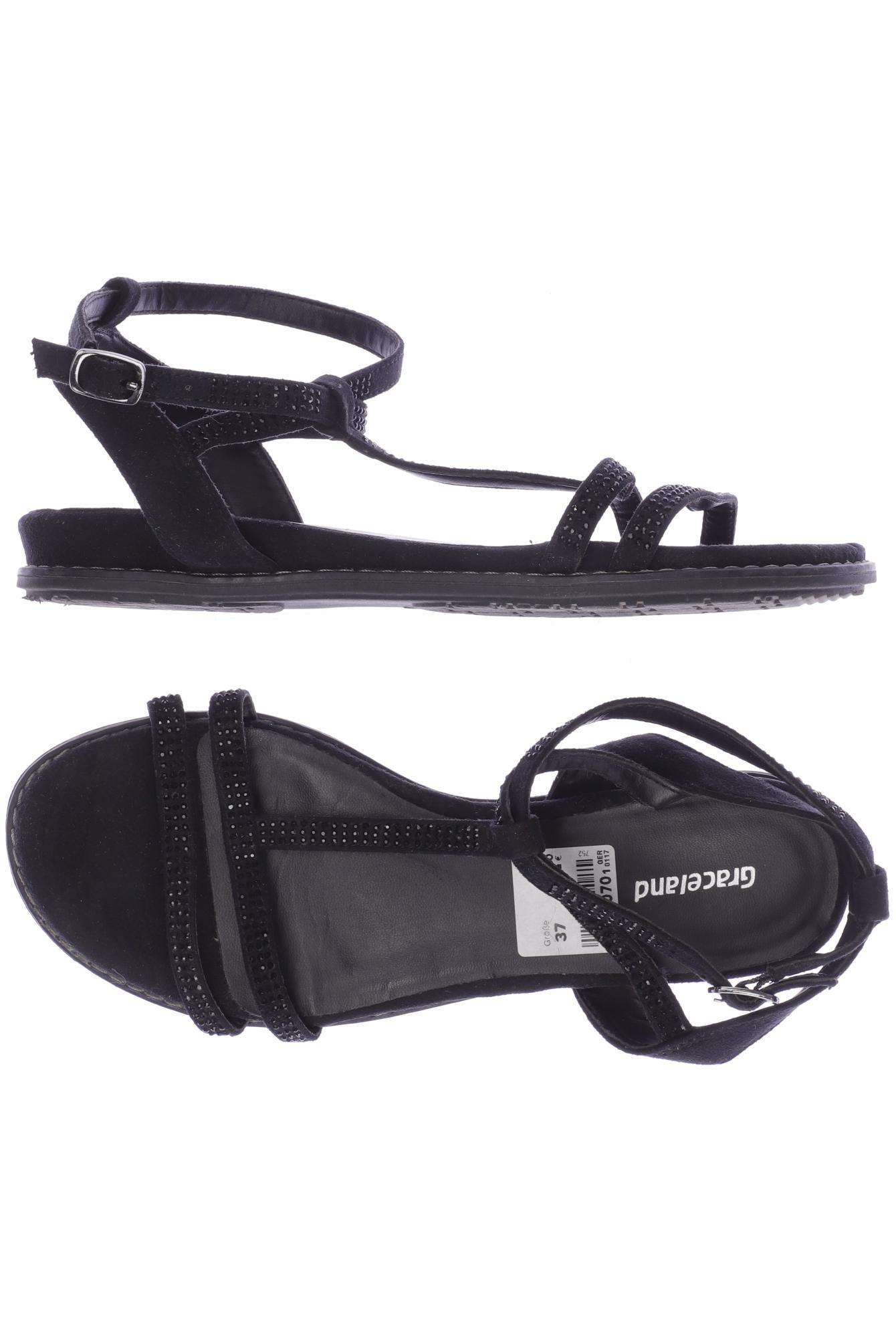 

Graceland Damen Sandale, schwarz, Gr. 37