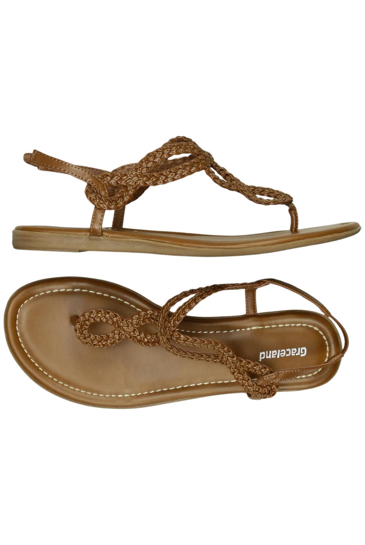 

Graceland Damen Sandale, braun, Gr. 38