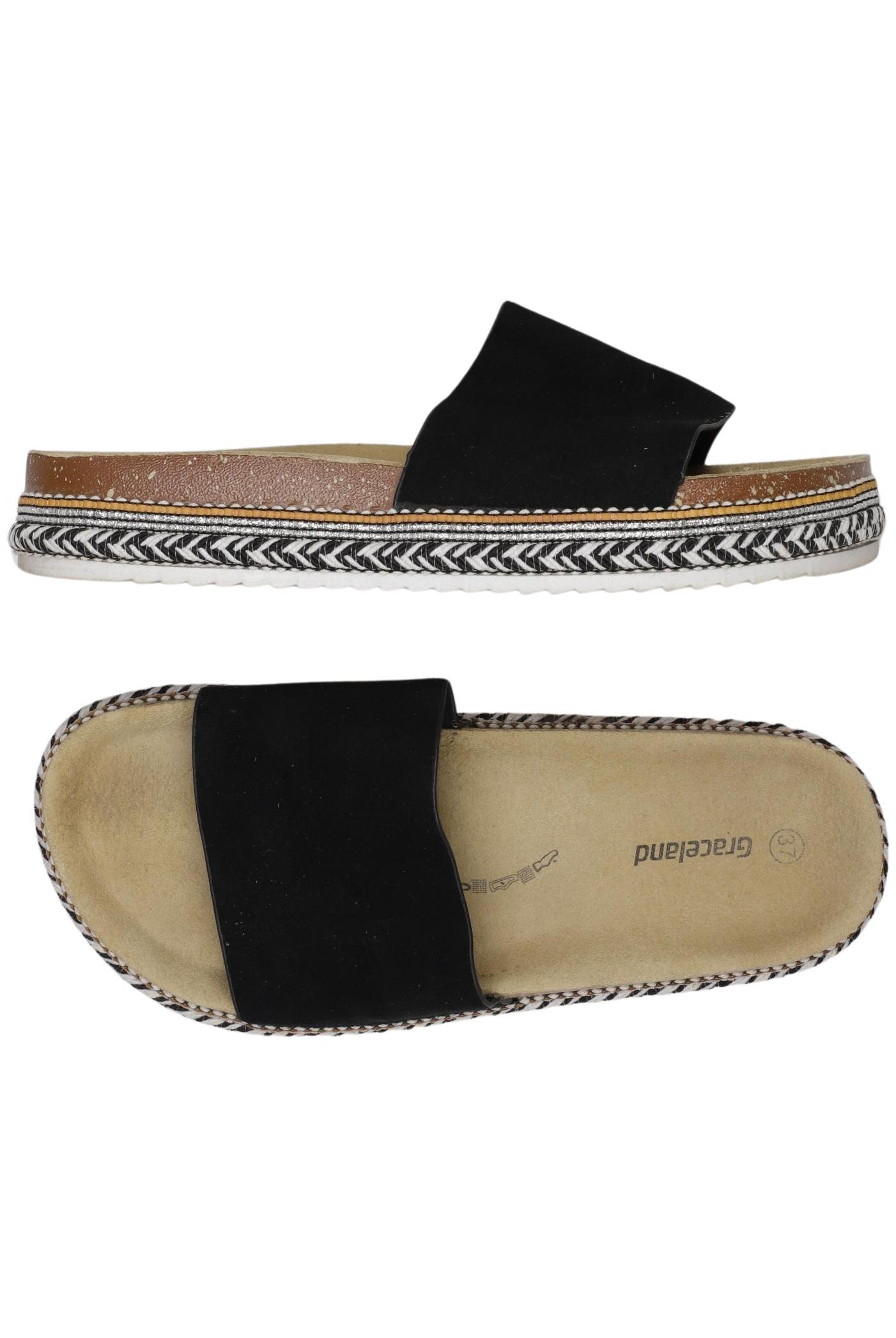 

Graceland Damen Sandale, schwarz, Gr. 37