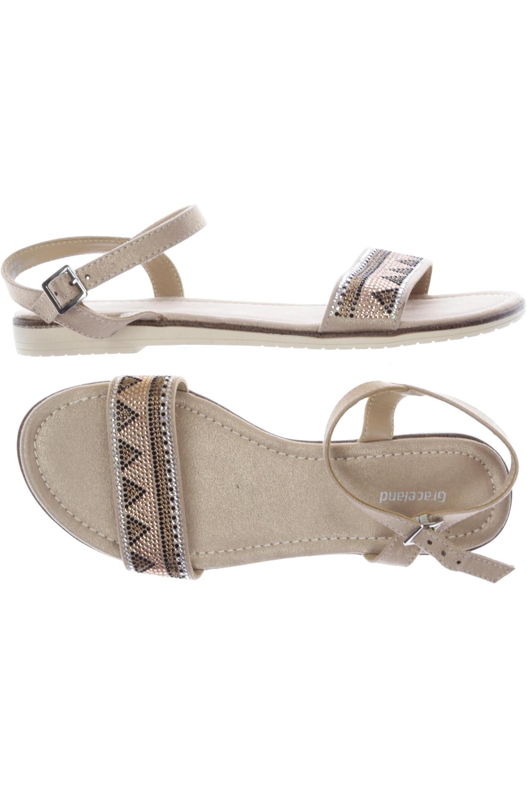 

Graceland Damen Sandale, beige, Gr. 39