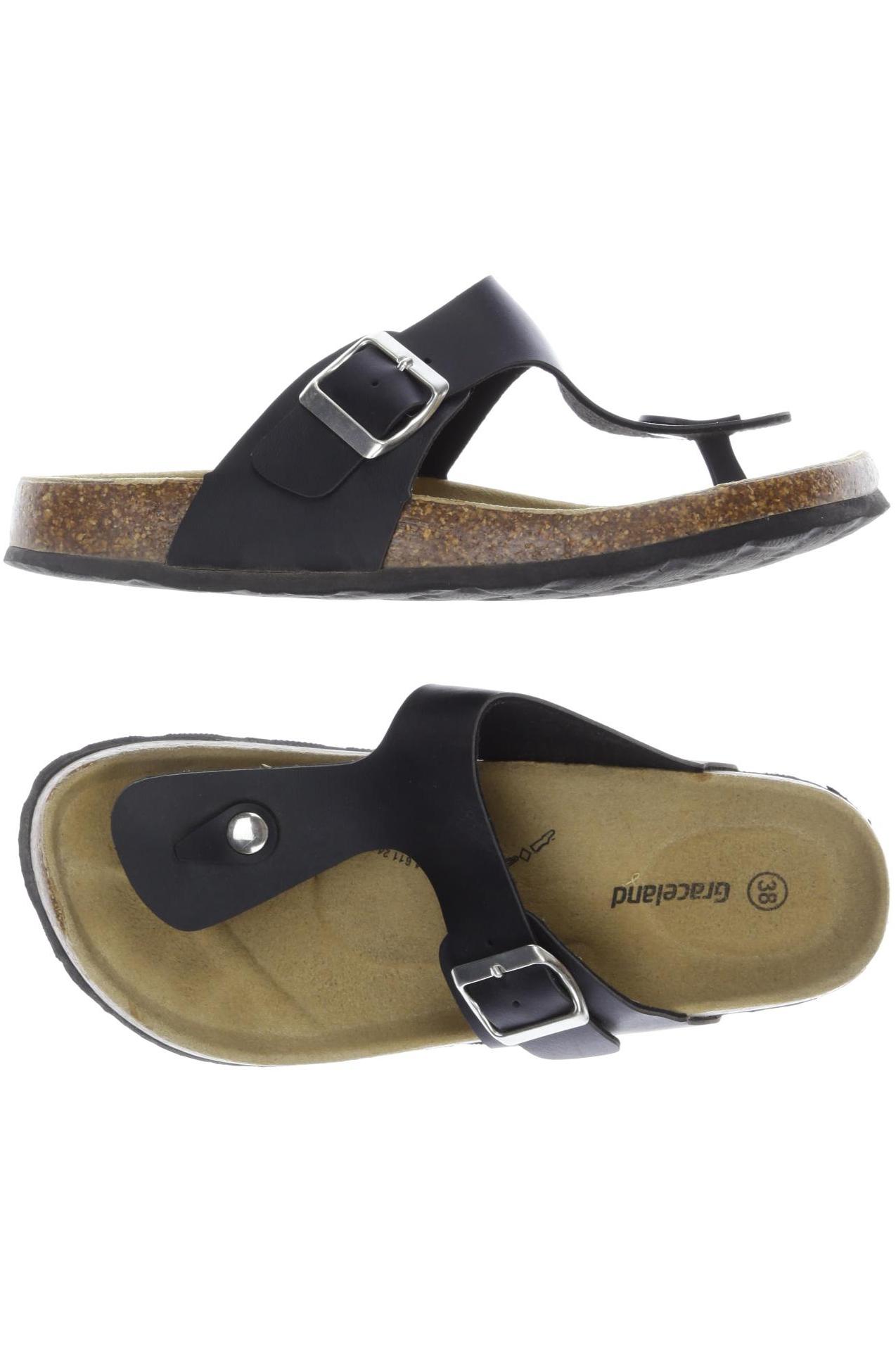 

Graceland Damen Sandale, schwarz, Gr. 38