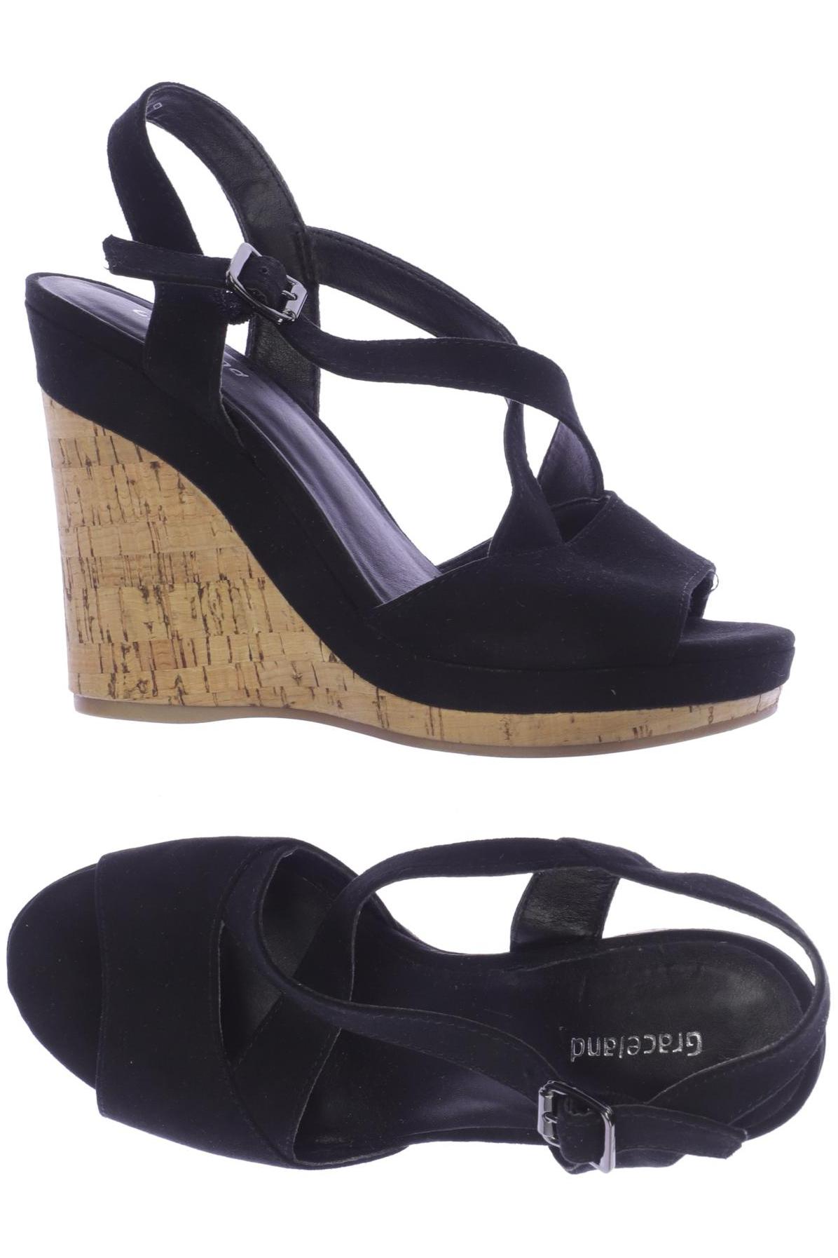 

Graceland Damen Sandale, schwarz, Gr. 36