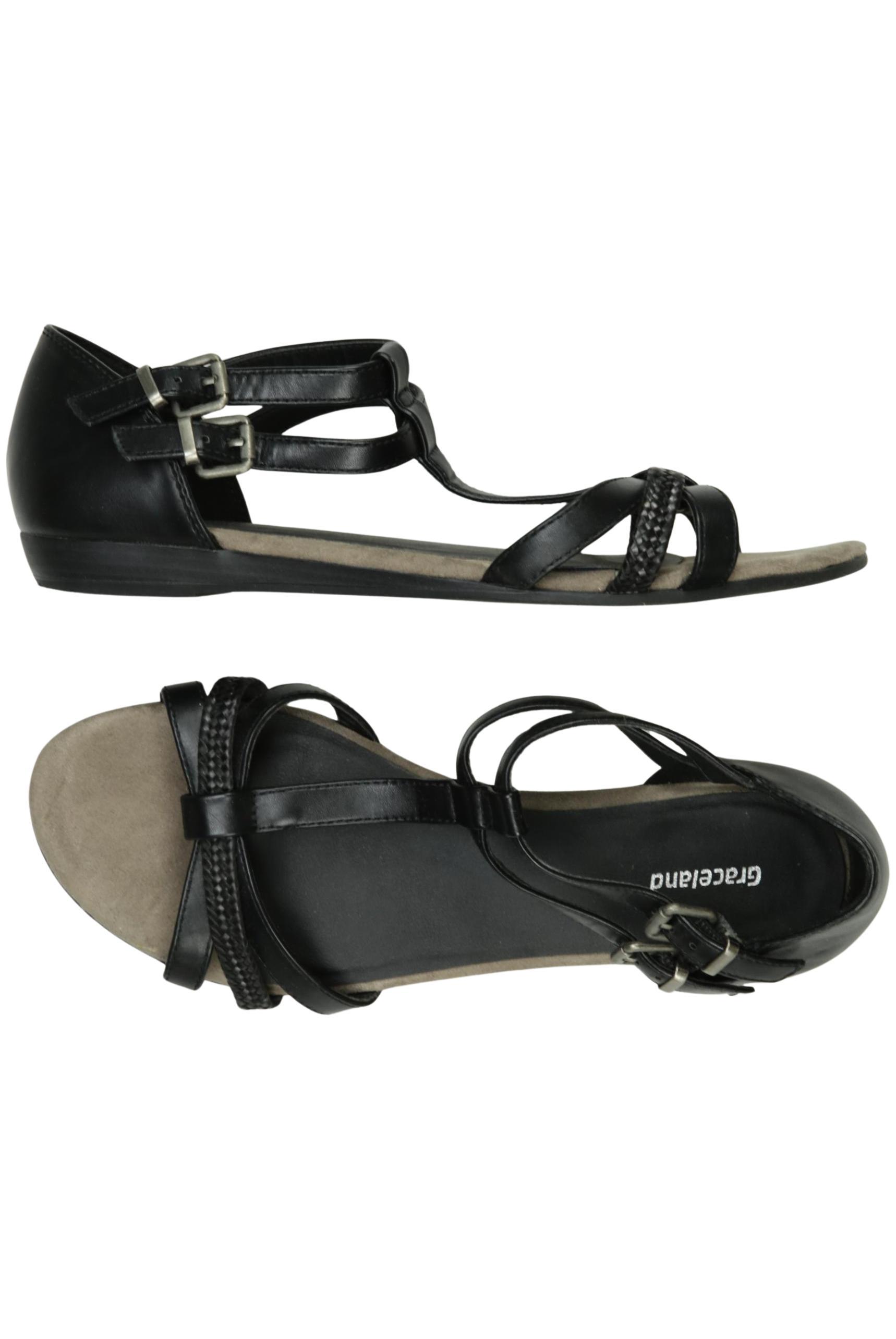 

Graceland Damen Sandale, schwarz, Gr. 40