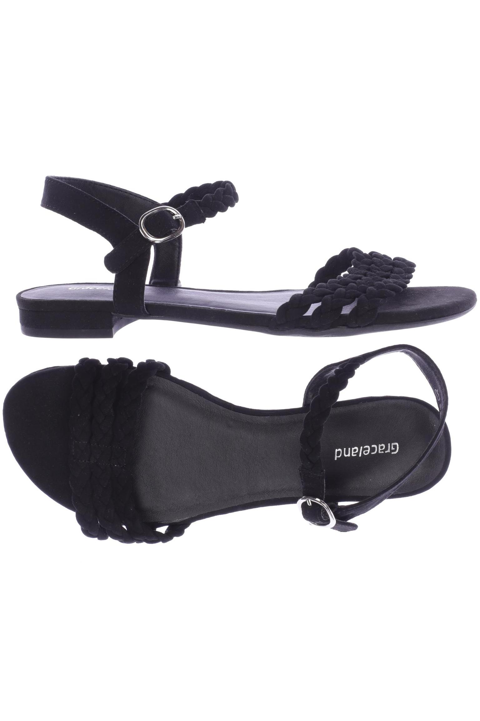 

Graceland Damen Sandale, schwarz