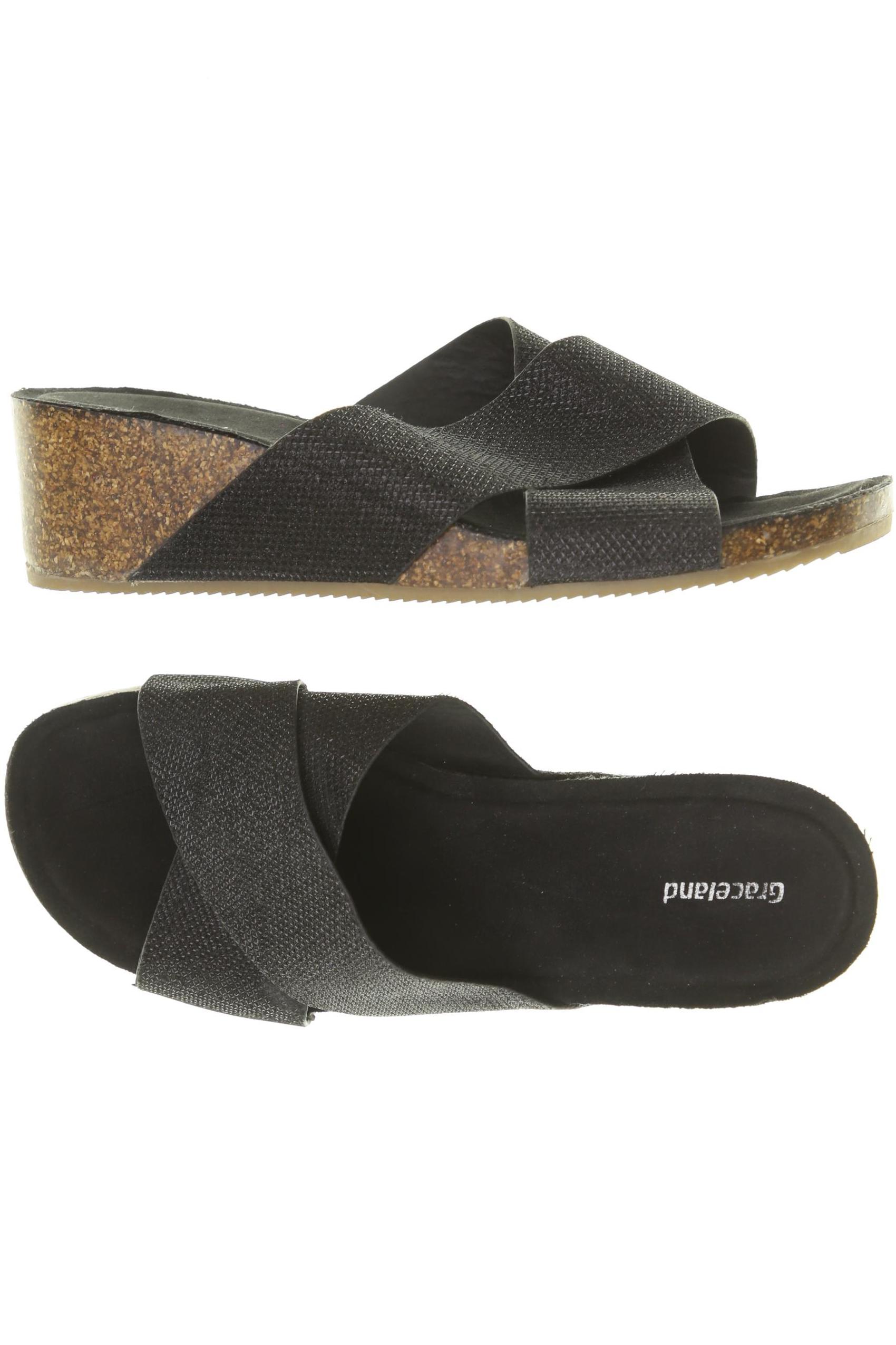 

Graceland Damen Sandale, schwarz, Gr. 40