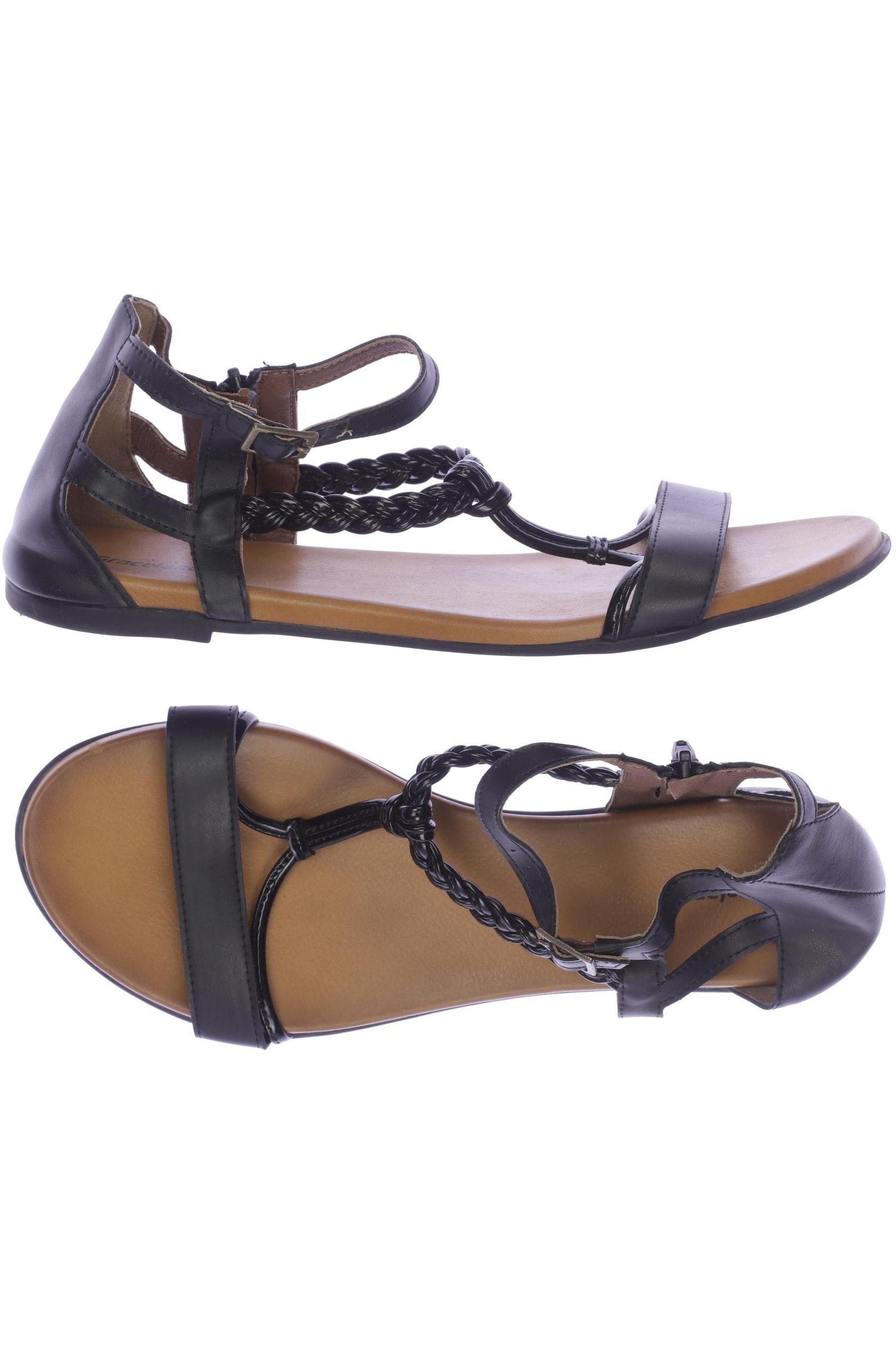 

Graceland Damen Sandale, schwarz, Gr. 42