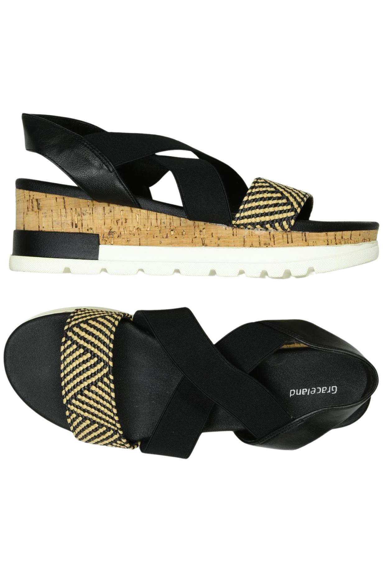 

Graceland Damen Sandale, schwarz, Gr. 41