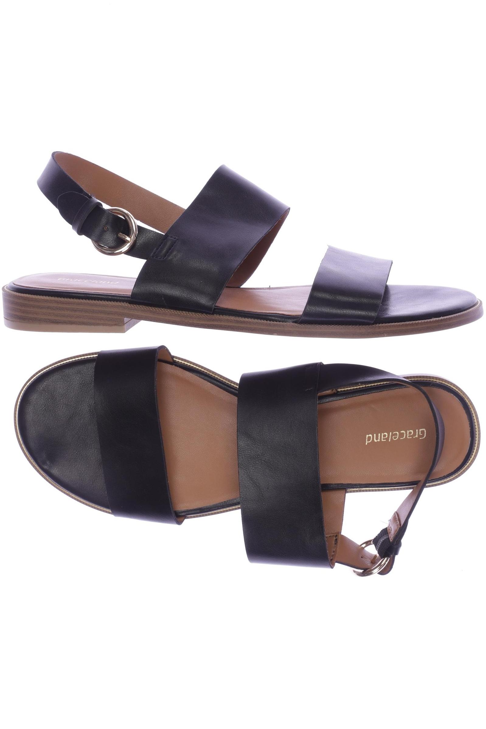 

Graceland Damen Sandale, schwarz, Gr. 40
