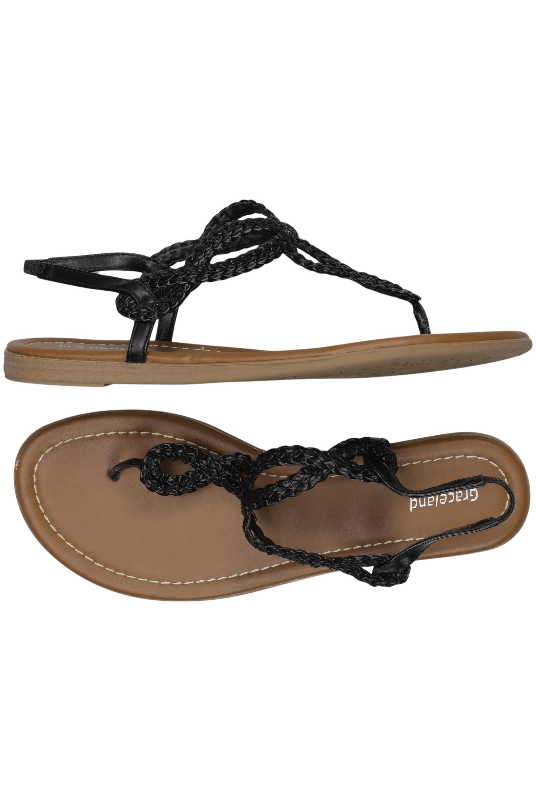 

Graceland Damen Sandale, schwarz, Gr. 39