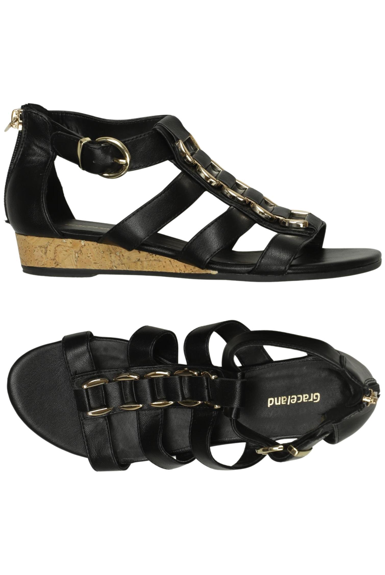 

Graceland Damen Sandale, schwarz, Gr. 37