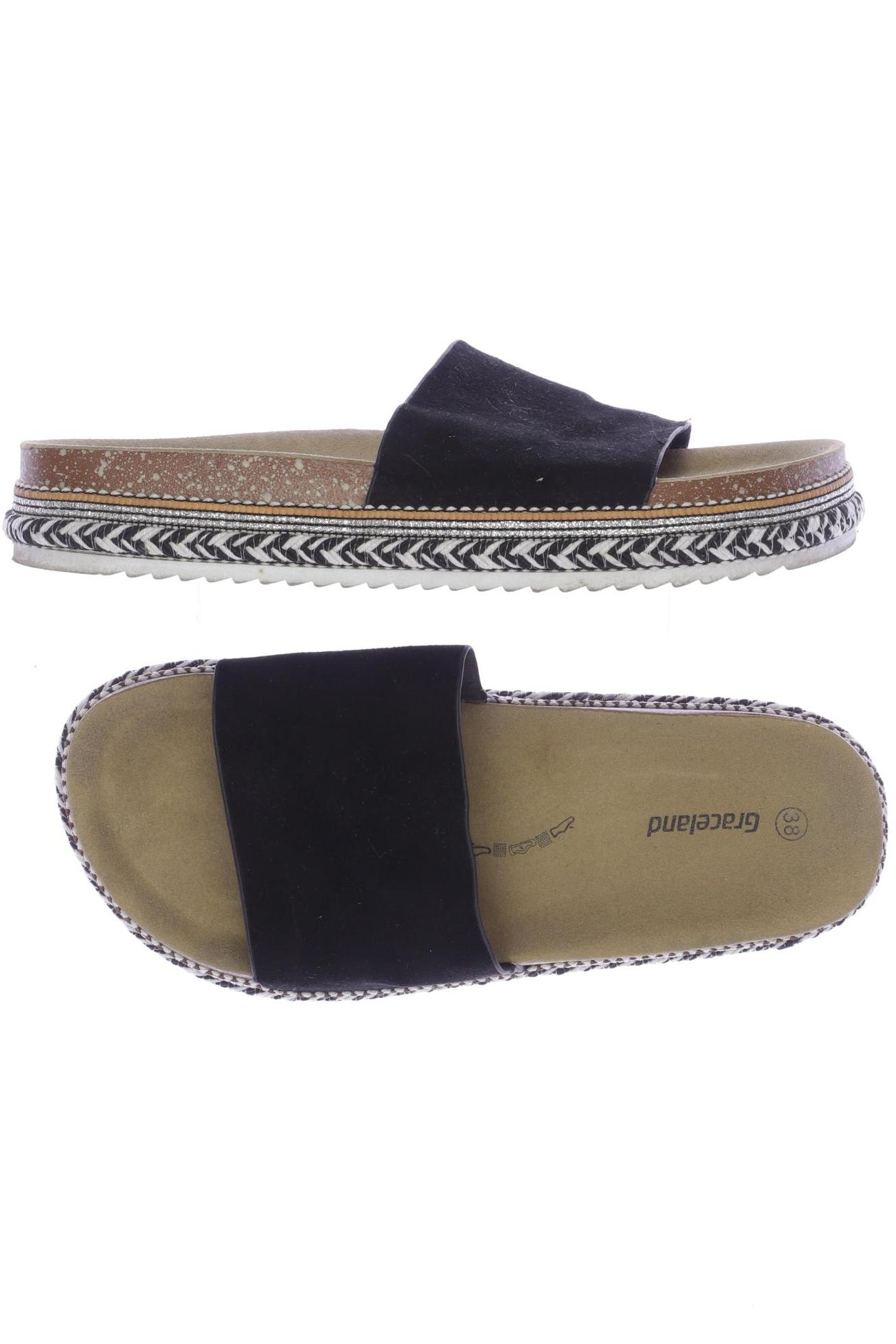 

Graceland Damen Sandale, schwarz, Gr. 38