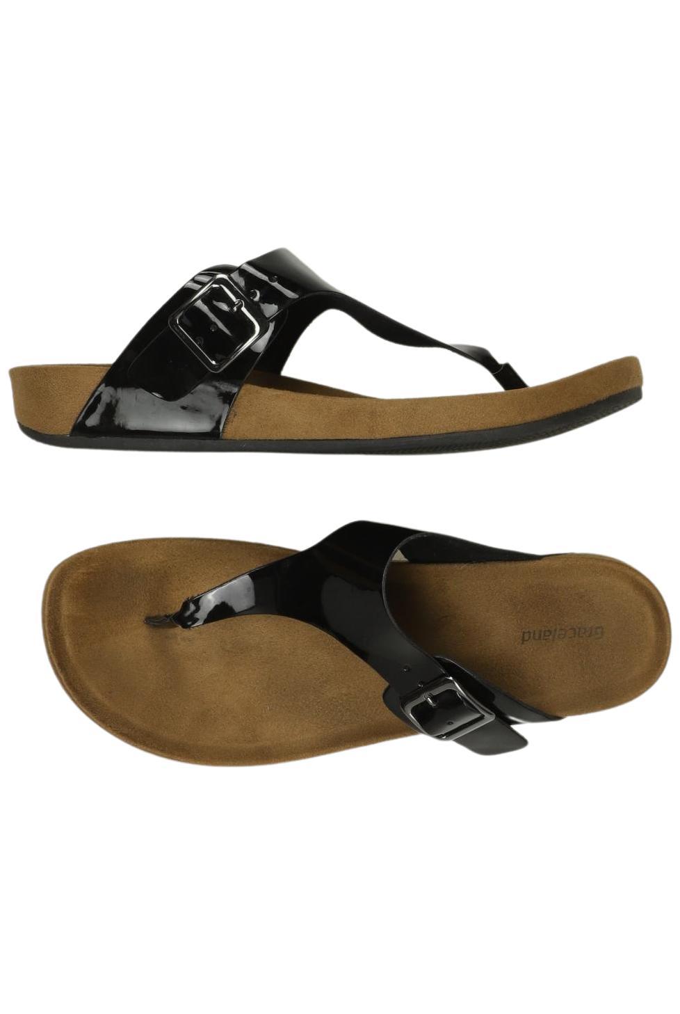 

Graceland Damen Sandale, schwarz, Gr. 40