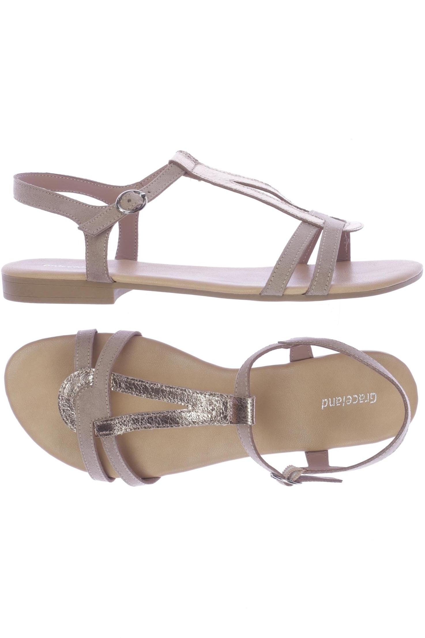 

Graceland Damen Sandale, beige, Gr. 39