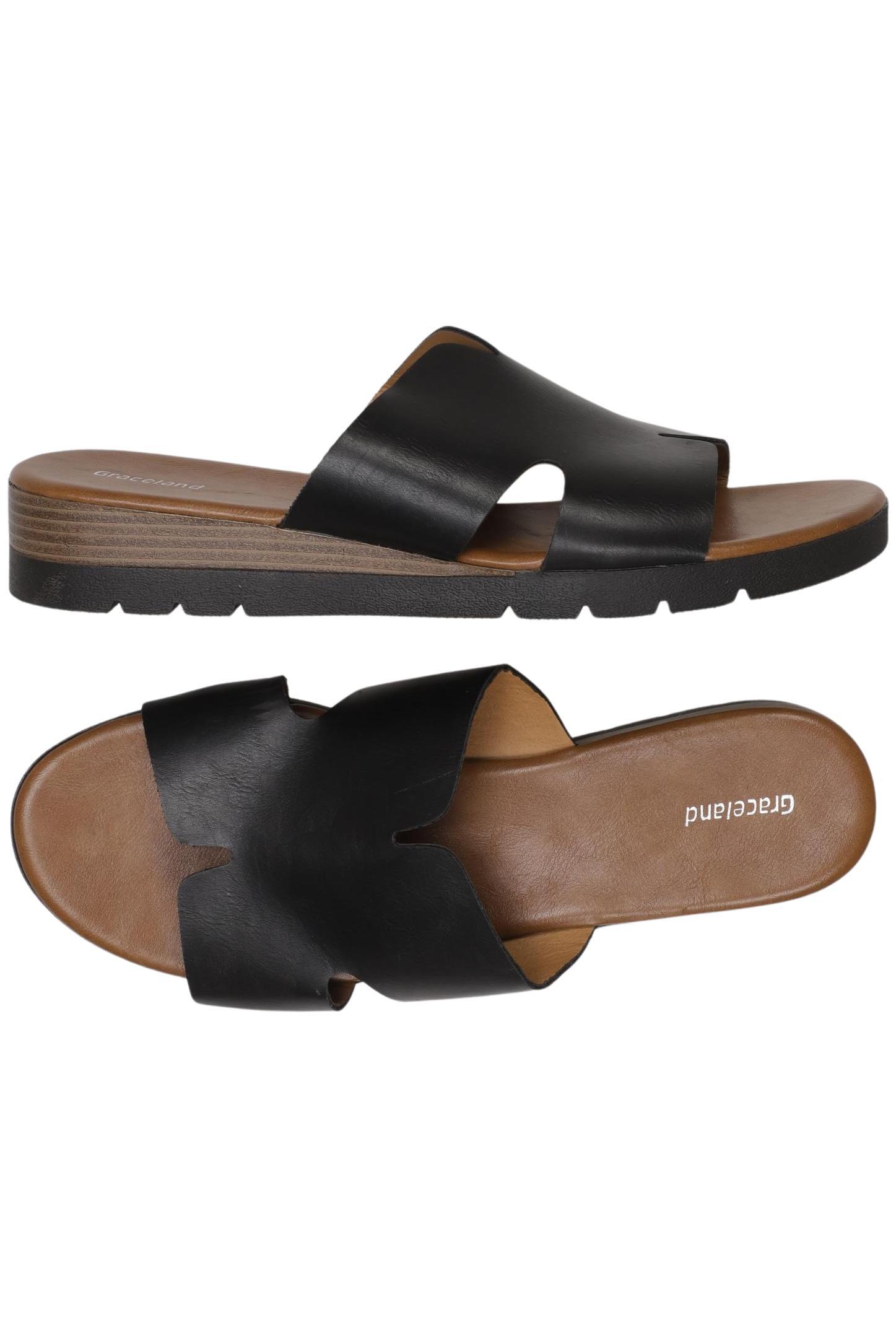 

Graceland Damen Sandale, schwarz, Gr. 42