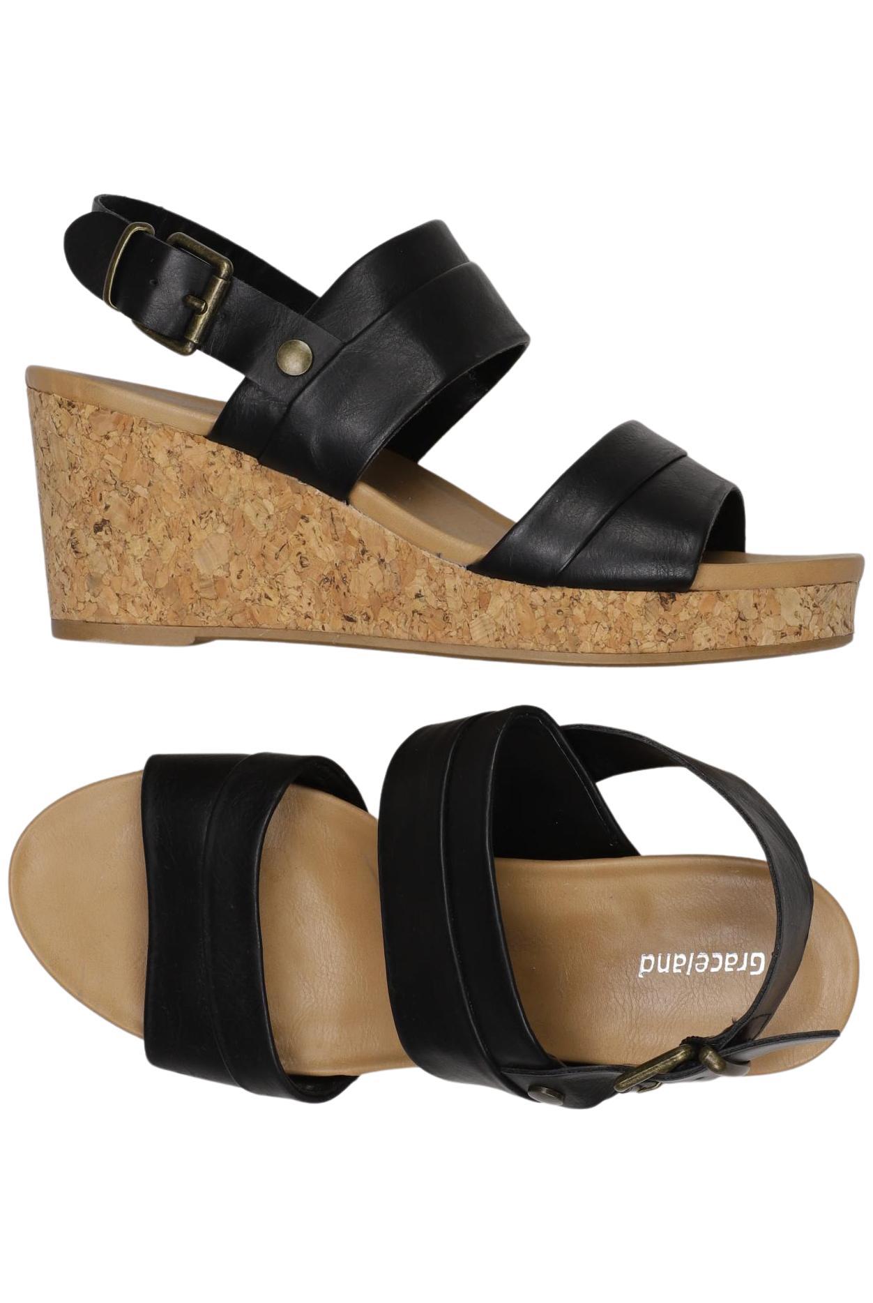 

Graceland Damen Sandale, schwarz, Gr. 38