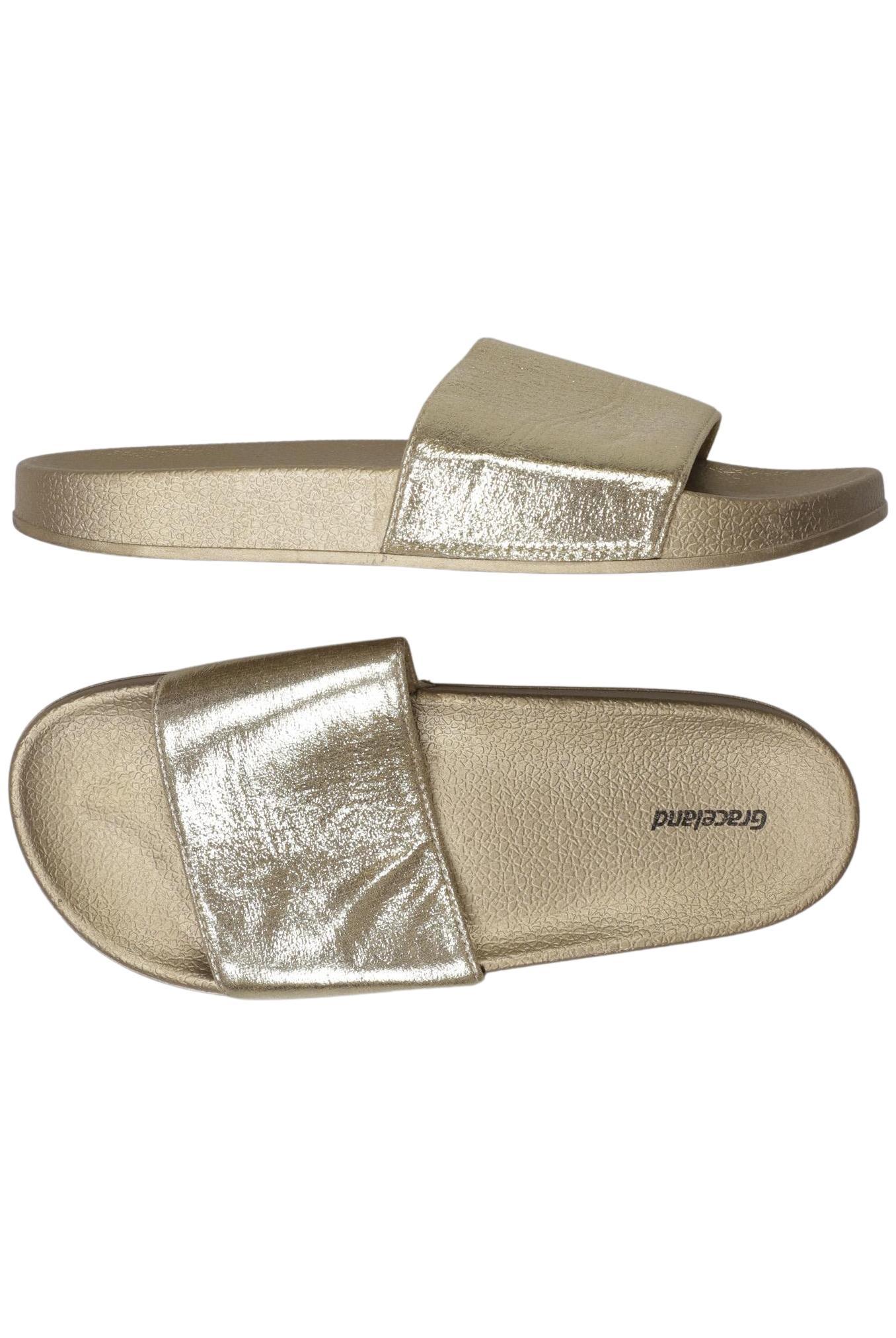 

Graceland Damen Sandale, gold, Gr. 40