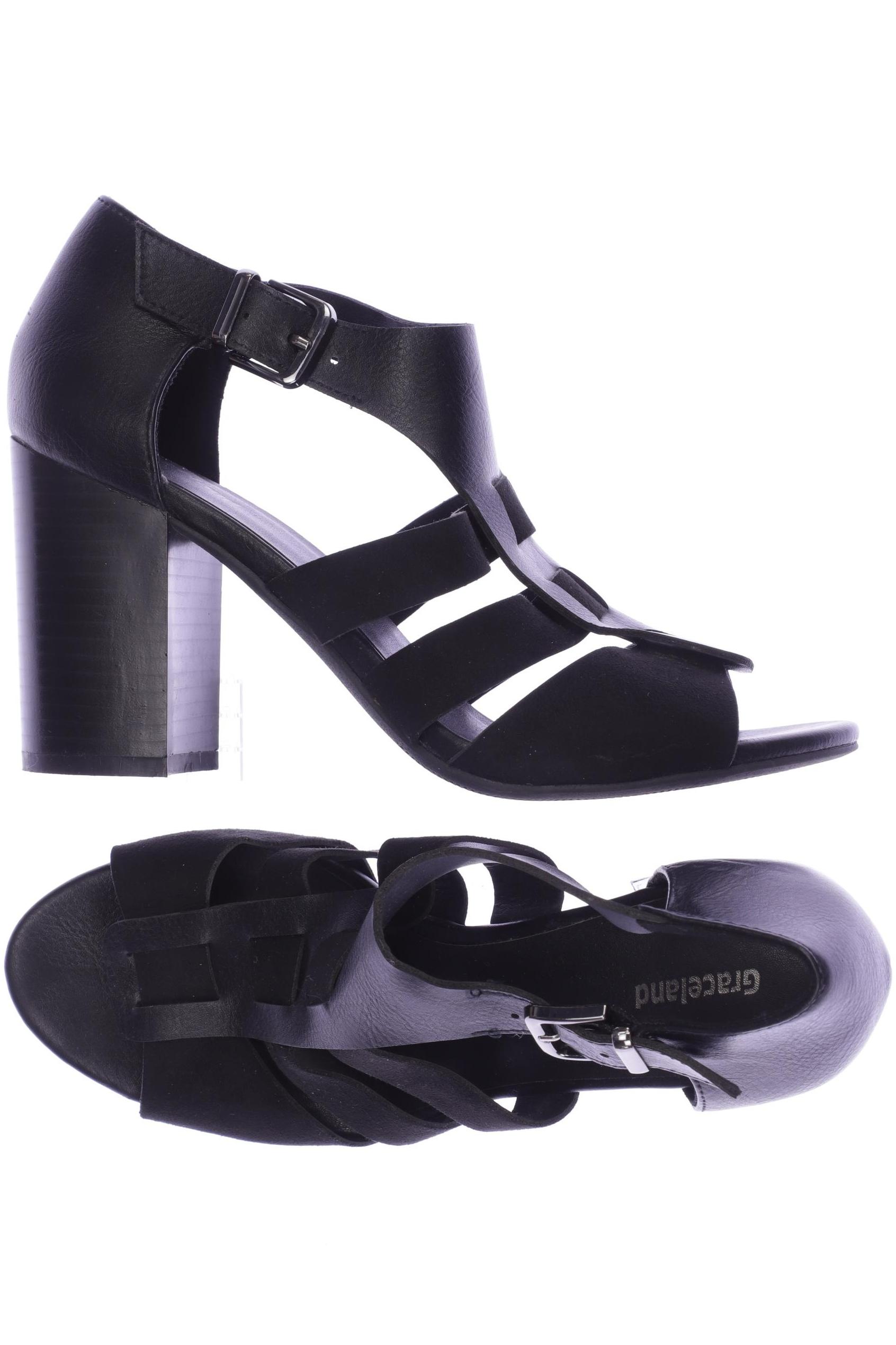 

Graceland Damen Sandale, schwarz, Gr. 39