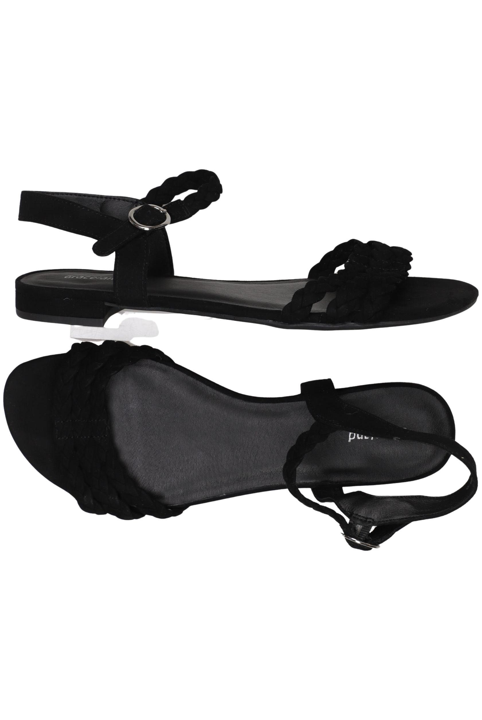

Graceland Damen Sandale, schwarz, Gr. 41