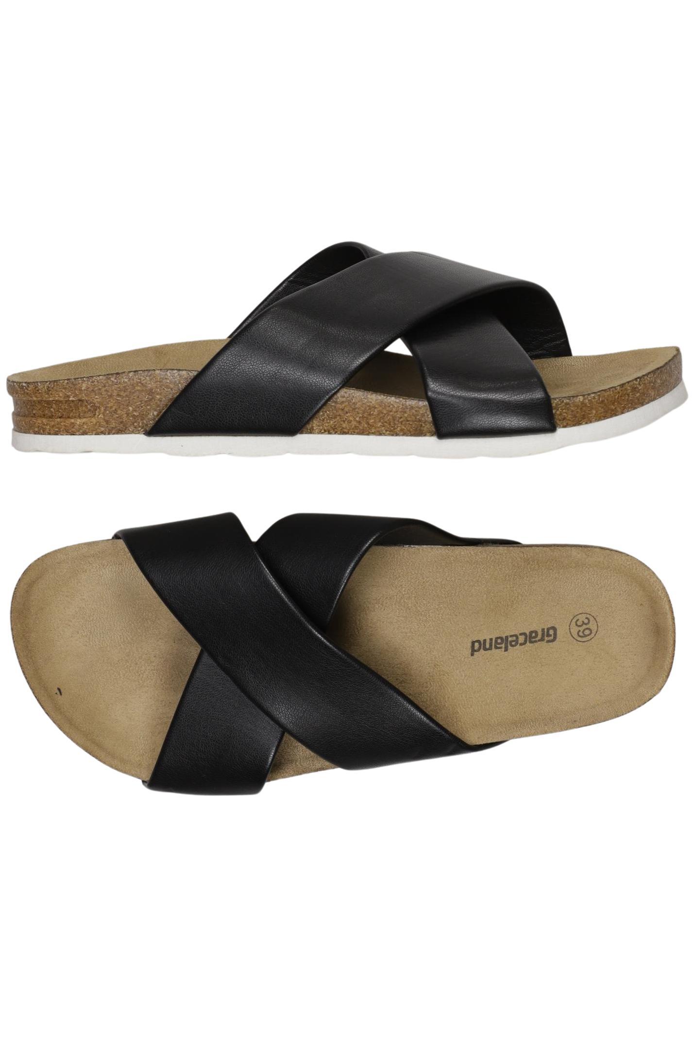 

Graceland Damen Sandale, schwarz, Gr. 39