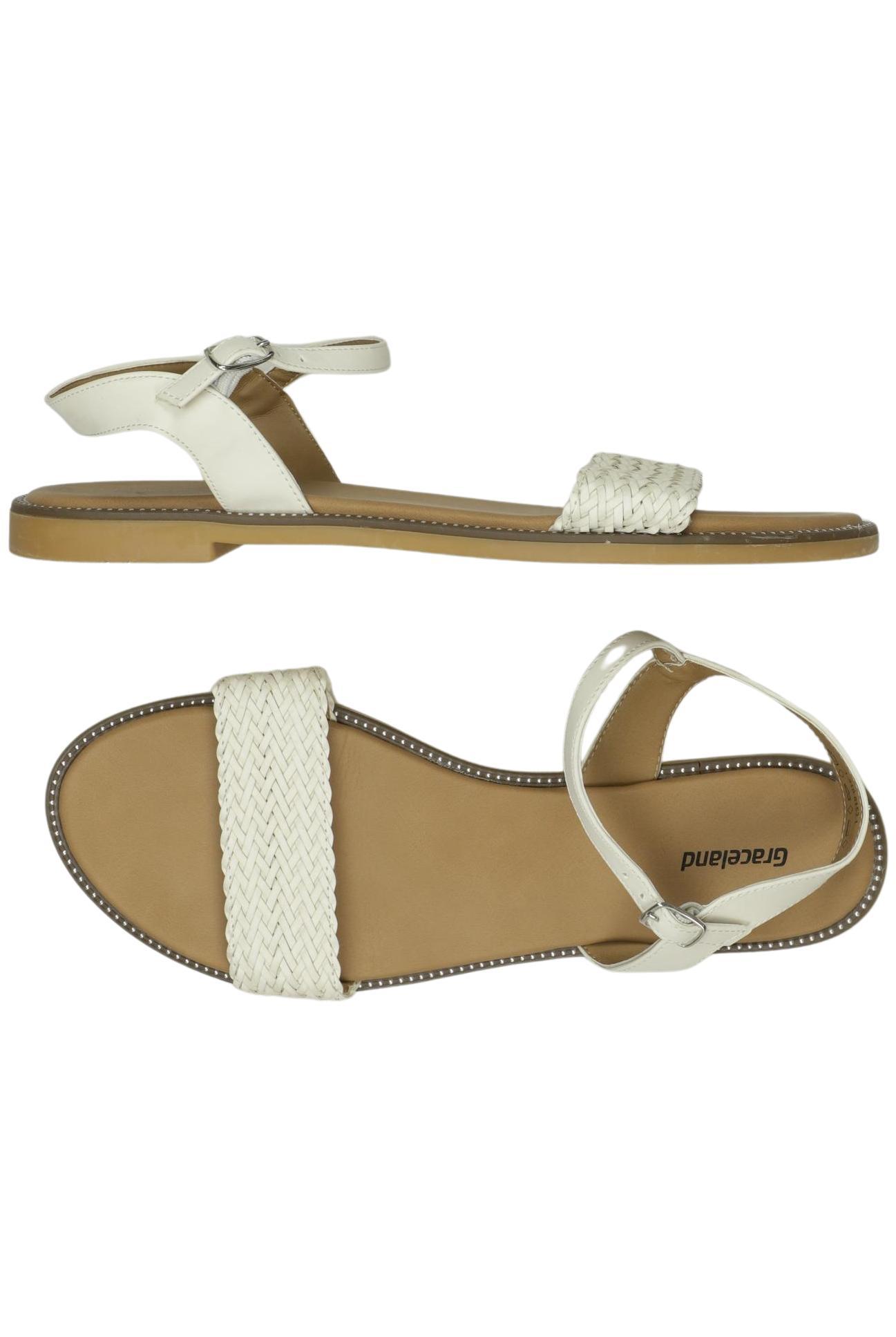 

Graceland Damen Sandale, weiß, Gr. 40