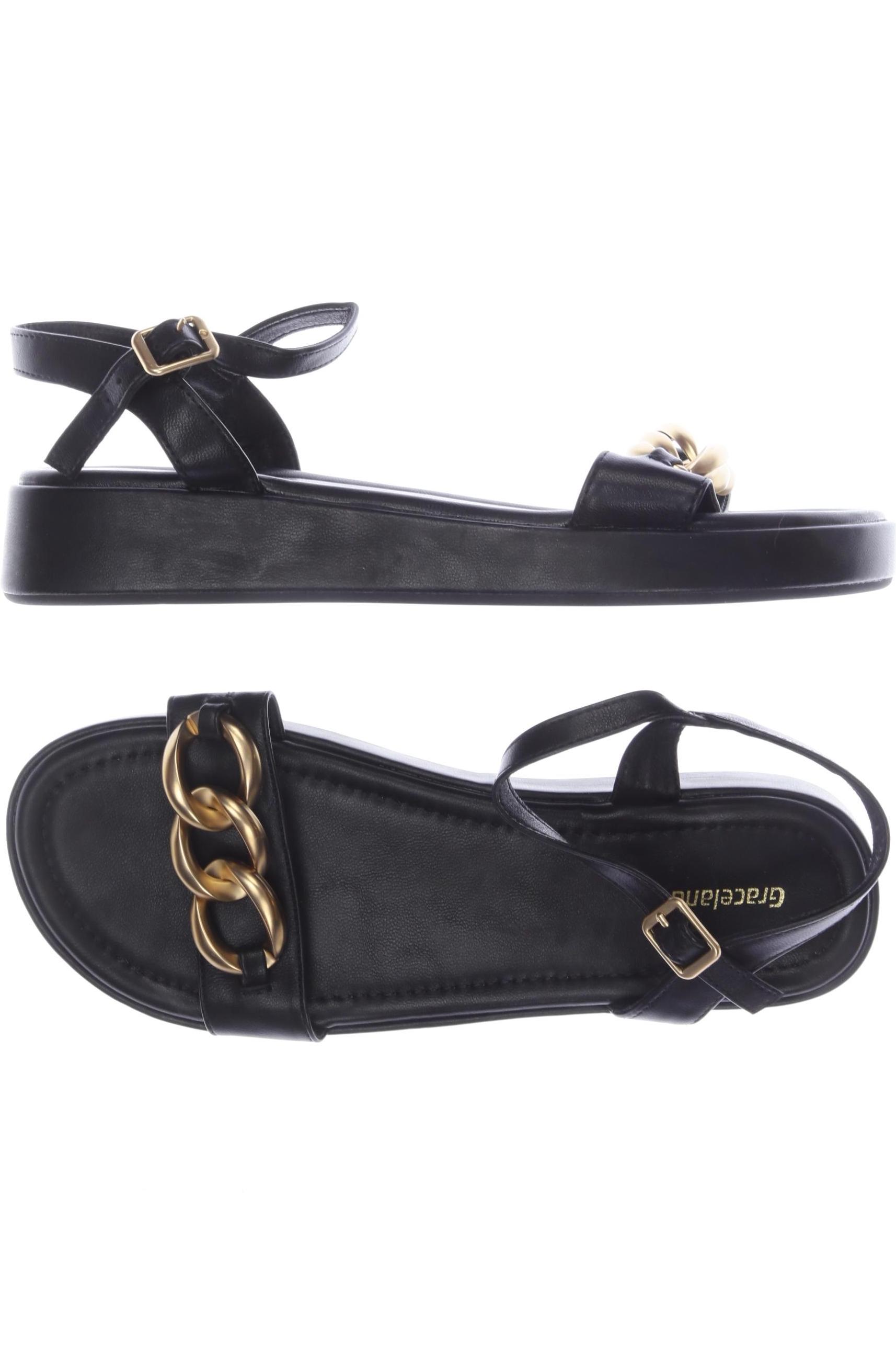 

Graceland Damen Sandale, schwarz, Gr. 40