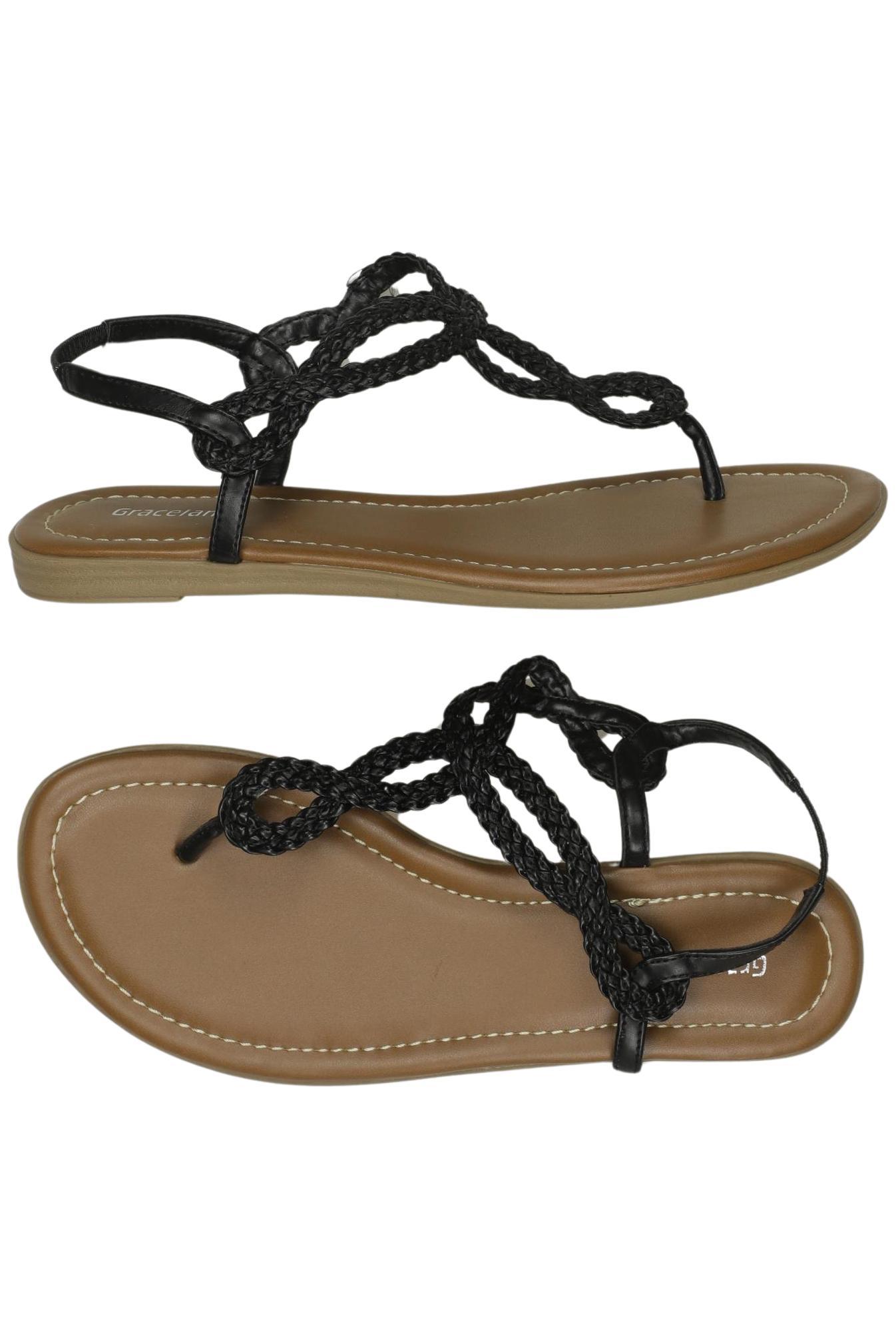 

Graceland Damen Sandale, schwarz, Gr. 35